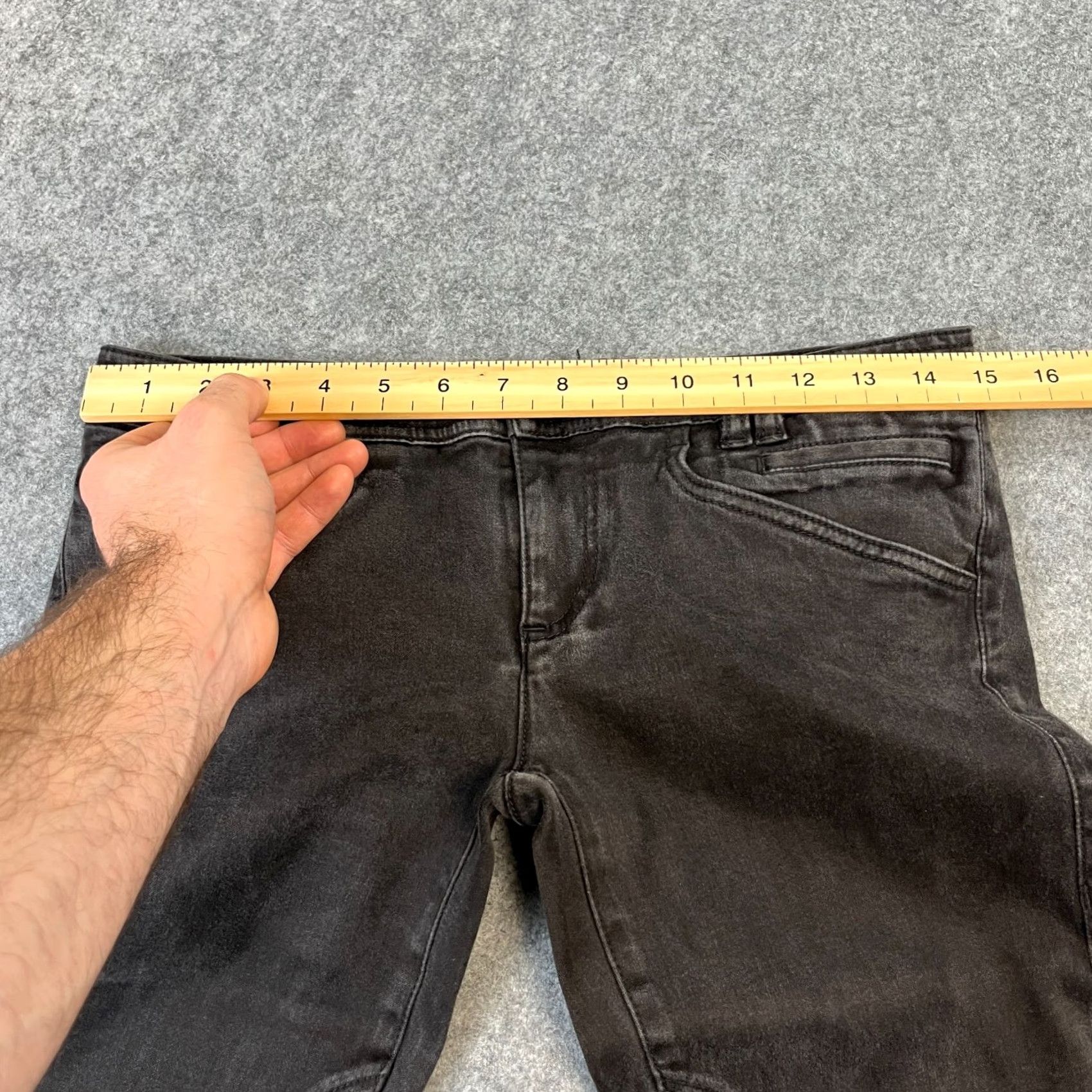 Dolce & Gabbana Dolce&Gabbana Jeans Slim Skinny 30 30 UK10 Zip Ankle Y2K Dark Grey Vintage Womens (30in Inseam) Size 32" / US 10 / IT 46 - 7 Thumbnail