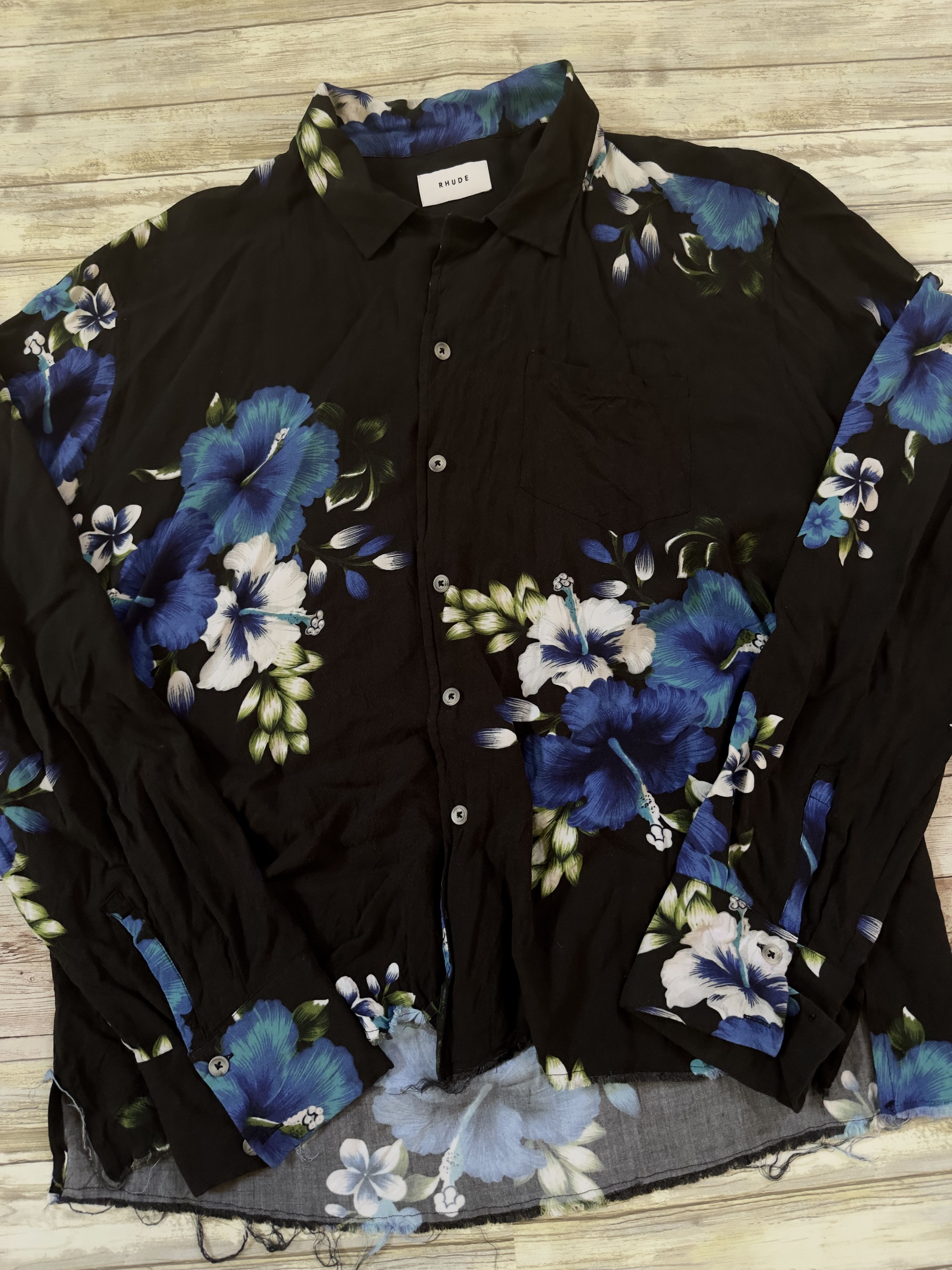 Rhude Floral Voile Shirt Size US L / EU 52-54 / 3 - 2 Thumbnail