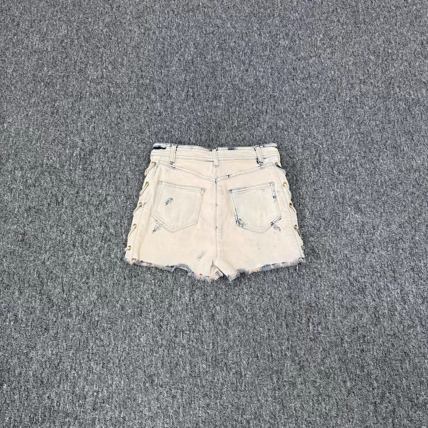 Balmain Balmain Distressed Denim Shorts 38 New with Tags Size 26" / US 2 / IT 38 - 2 Thumbnail