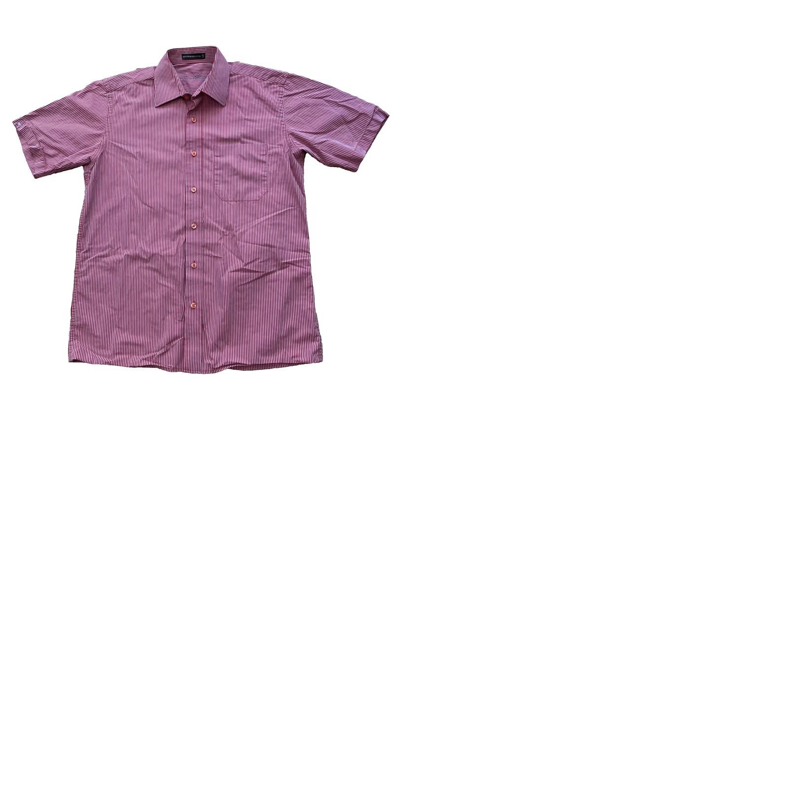 Vintage Louis Philippe Button-Up Shirt Men L Red Striped Premium Cotton 40cm Vintage Picnic Casual Workwear N/A Size US L / EU 52-54 / 3 - 12 Thumbnail