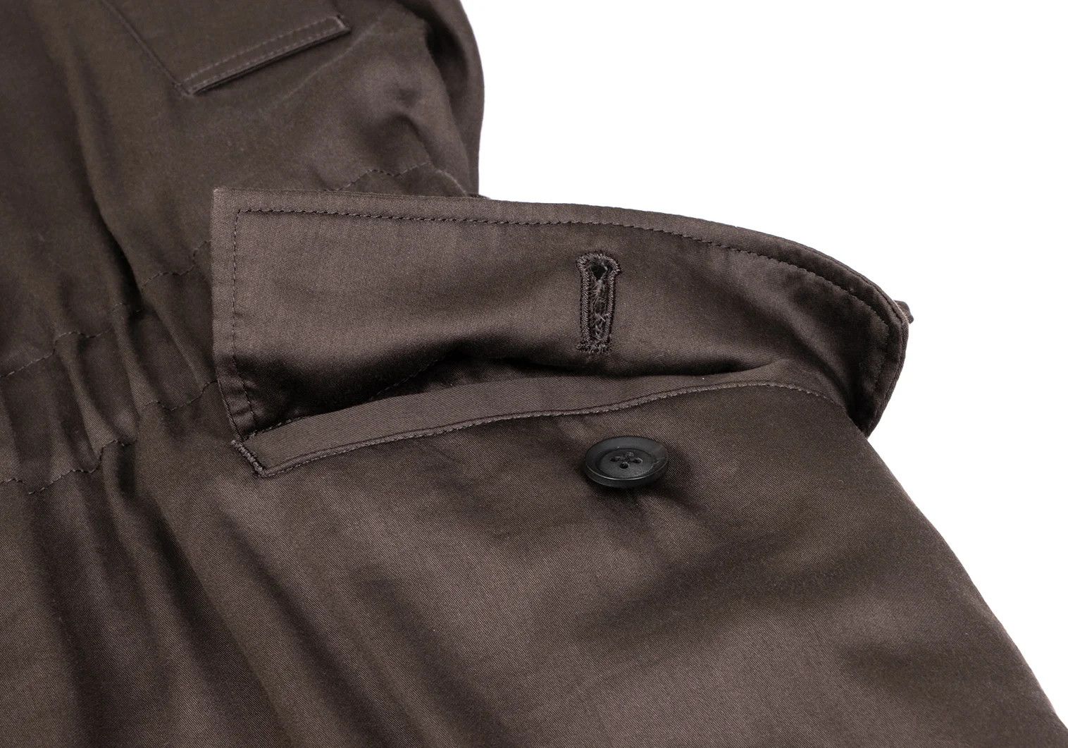 Yohji Yamamoto Yohji Yamamoto Cotton Lyocell Sarouel Utility Mocha Size US 30 / EU 46 - 8 Thumbnail