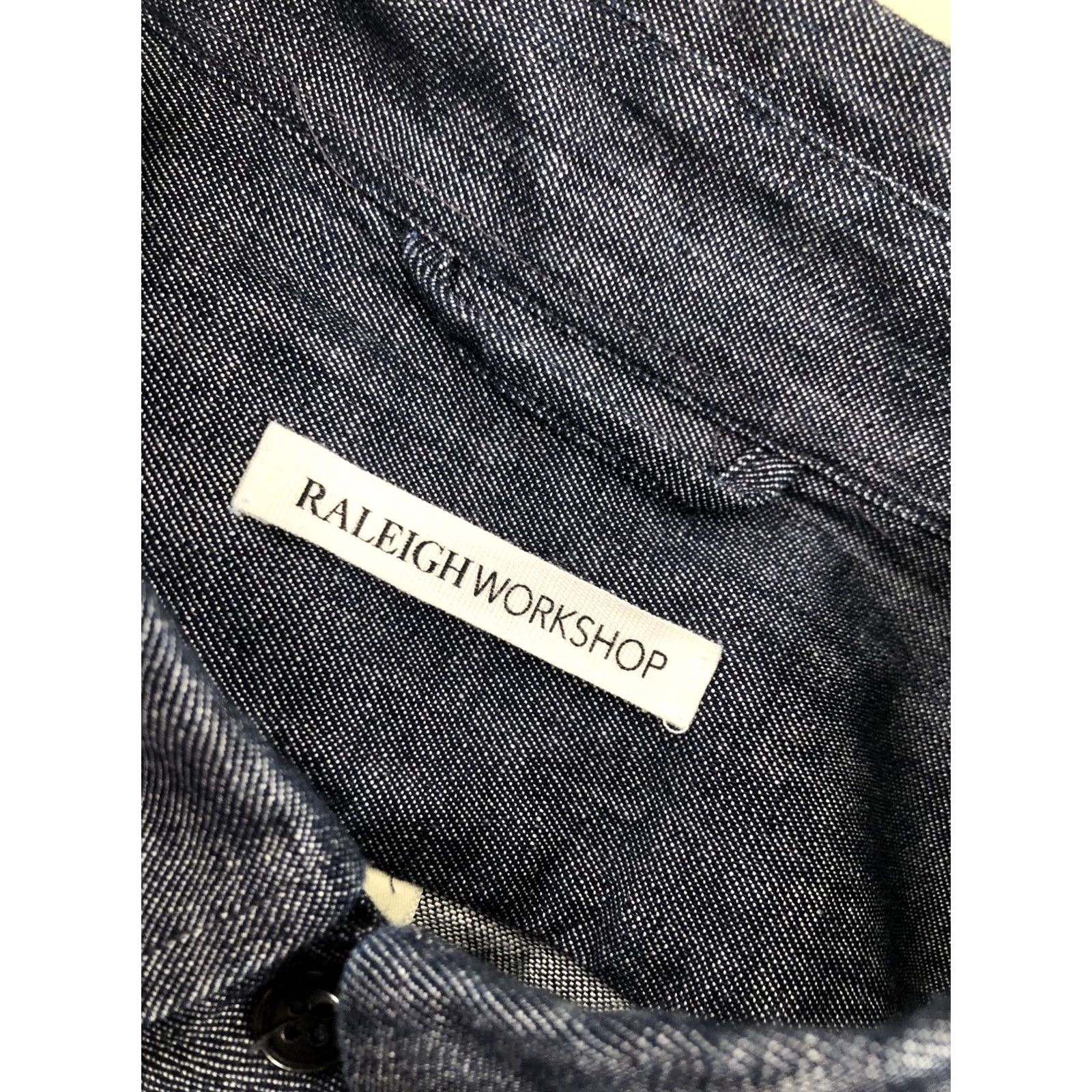 Denime Raleigh Workshop Denim Mens Md. Shirt - Button-Up Long Sleeve Blue M Size US M / EU 48-50 / 2 - 5 Thumbnail