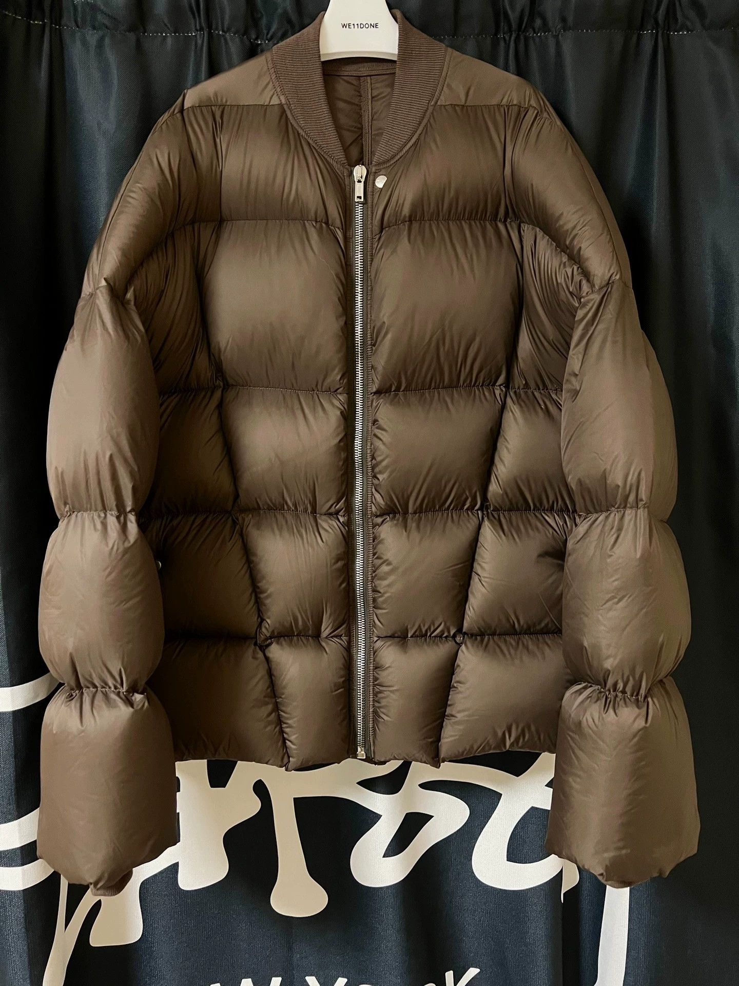 Rick Owens Rick Owens mainline brown 22fw down jacket -DMC Size US M / EU 48-50 / 2 - 1 Thumbnail