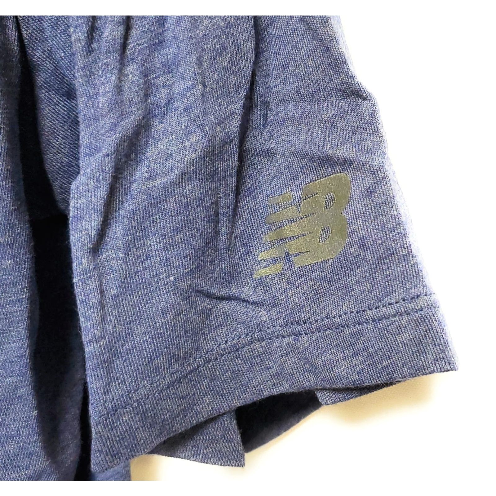 New Balance Womens New Balance WT91135 PGH Heathertech Graphic Blue Athletic Tee T-Shirt Size S / US 4 / IT 40 - 2 Thumbnail