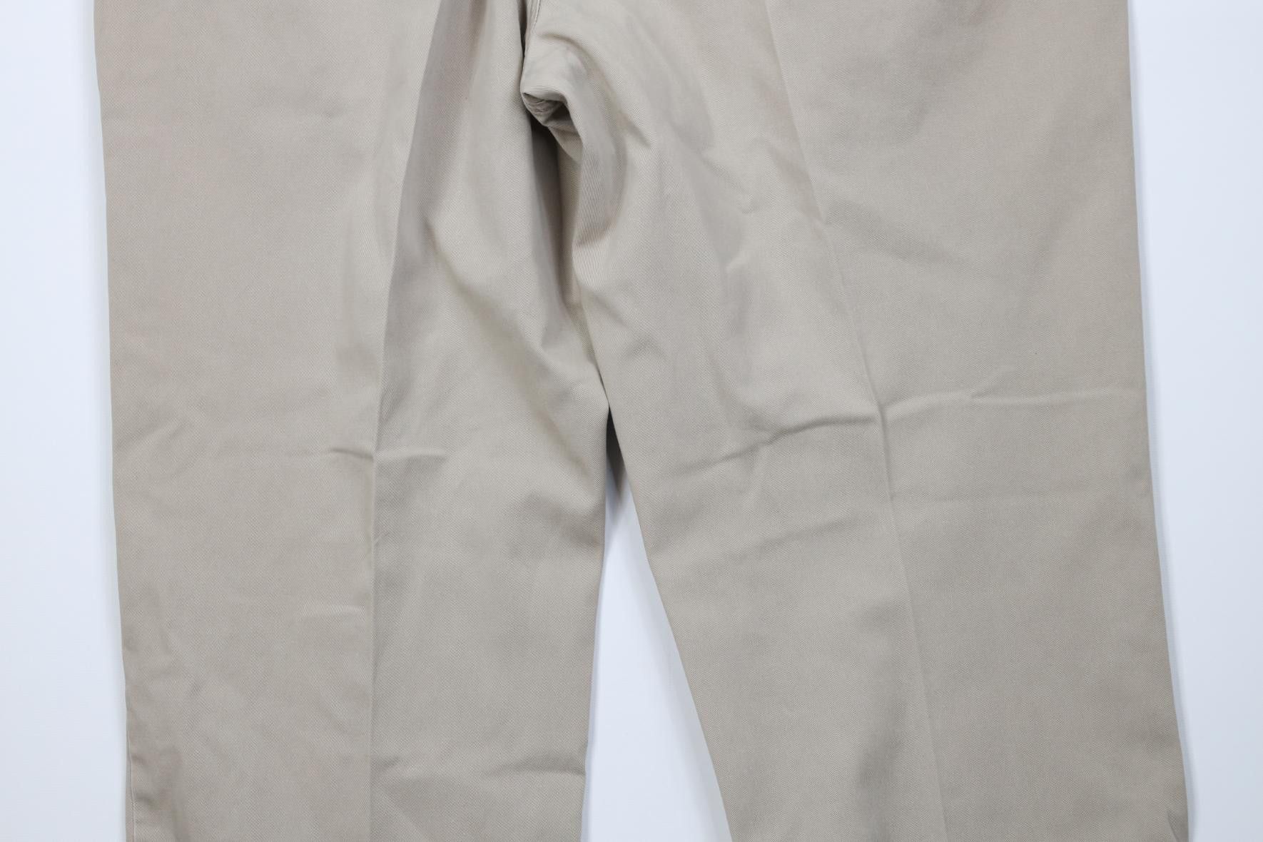 Polo Ralph Lauren Vintage Y2K Ralph Lauren Wide Leg Chino Pants Cotton Beige Size US 40 / EU 56 - 11 Thumbnail