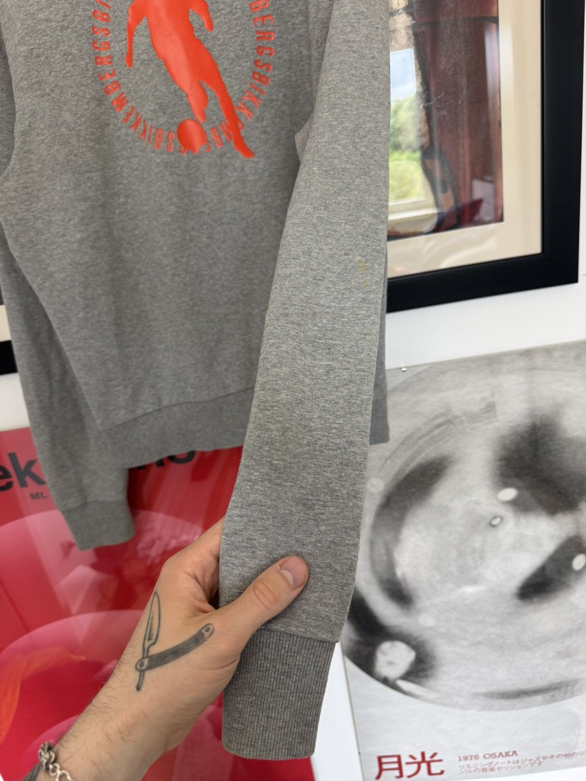 Dirk Bikkembergs Rare Y2k Dirk BIKKEMBERGS soccer football Zip Sweatshirt Size US L / EU 52-54 / 3 - 7 Thumbnail