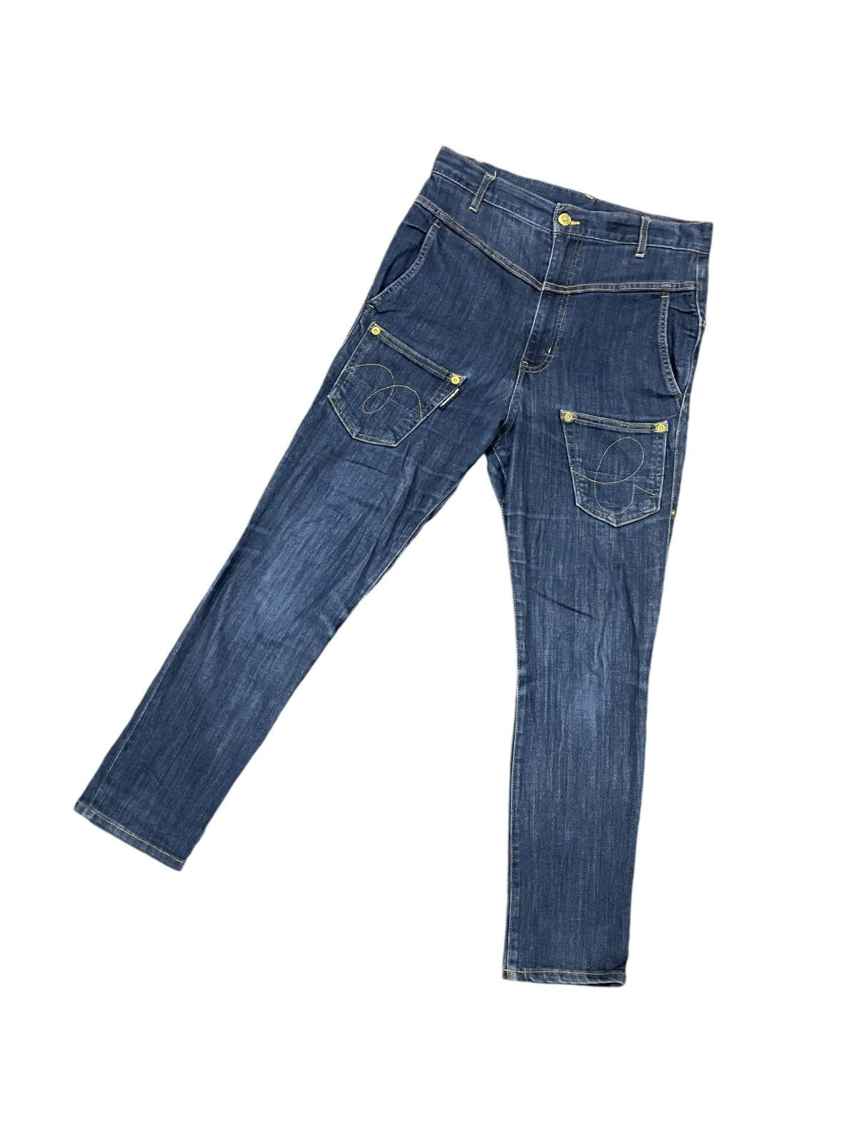 Issey Miyake Mercibeaucoup Issey Miyake Drop Crotch Jeans Size US 30 / EU 46 - 6 Thumbnail