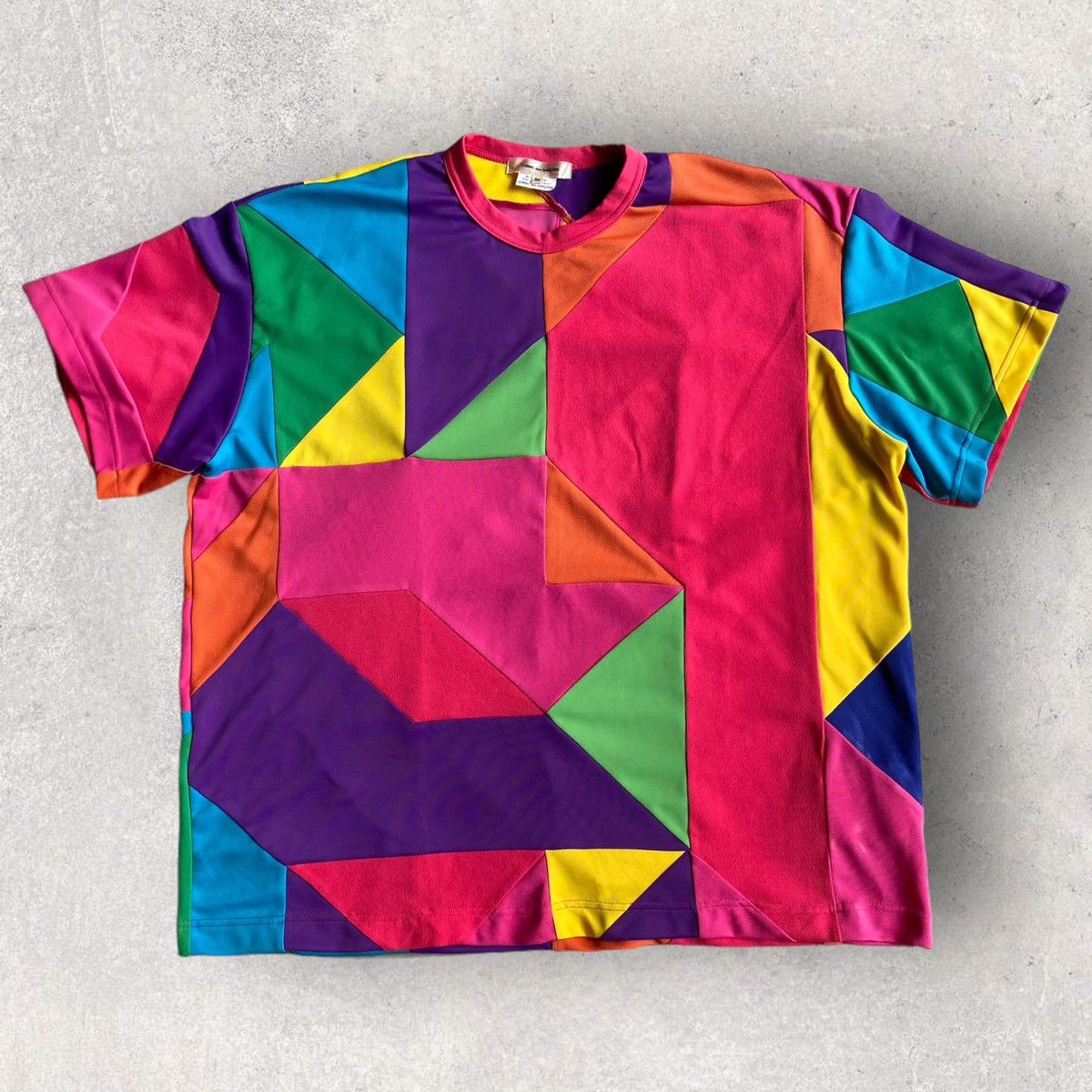 Comme des Garcons SS2024 Runway Patchwork Multi Color Oversize T Shirt Size US L / EU 52-54 / 3 - 1 Thumbnail