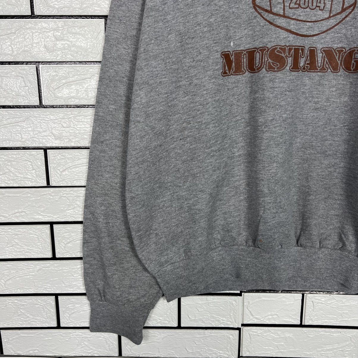 Jerzees Y2k Vintage CLAYMONT MUSTANGS Crewneck Sweatshirt #4092-C186 Size US XL / EU 56 / 4 - 6 Thumbnail