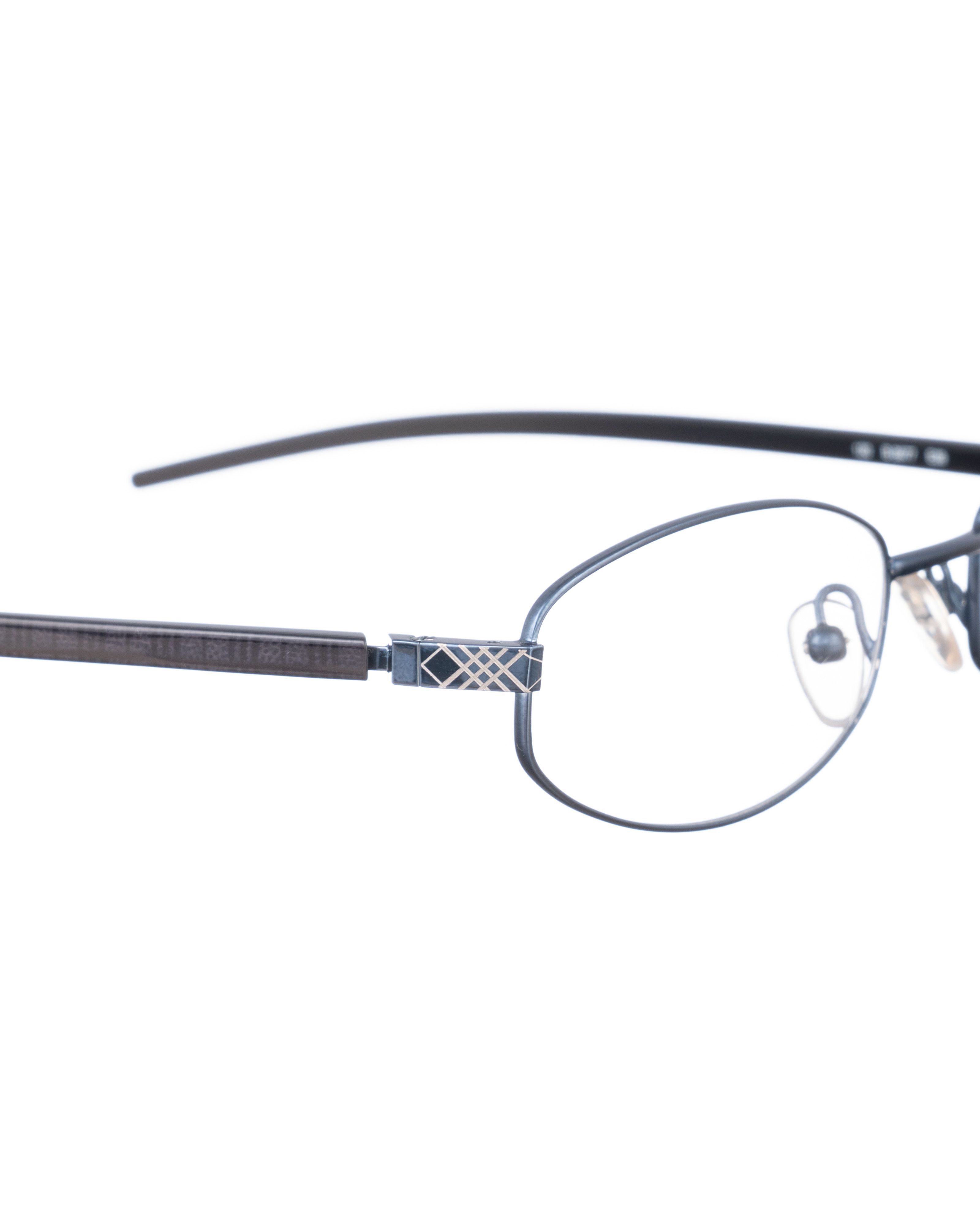 Burberry Burberry 00s Navy Thin Classic Glasses Size ONE SIZE - 1 Thumbnail