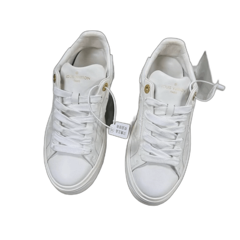 Louis Vuitton Louis Vuitton White Timr Out Sneakers Size US 6 / EU 39 - 1 Thumbnail