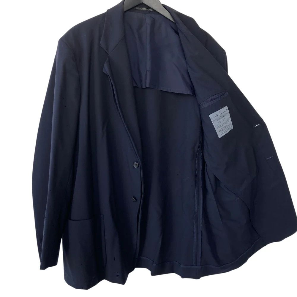 Yohji Yamamoto Yohji Yamamoto pour homme/Round Letter Tag Tailored Jacket Size US M / EU 48-50 / 2 - 4 Thumbnail
