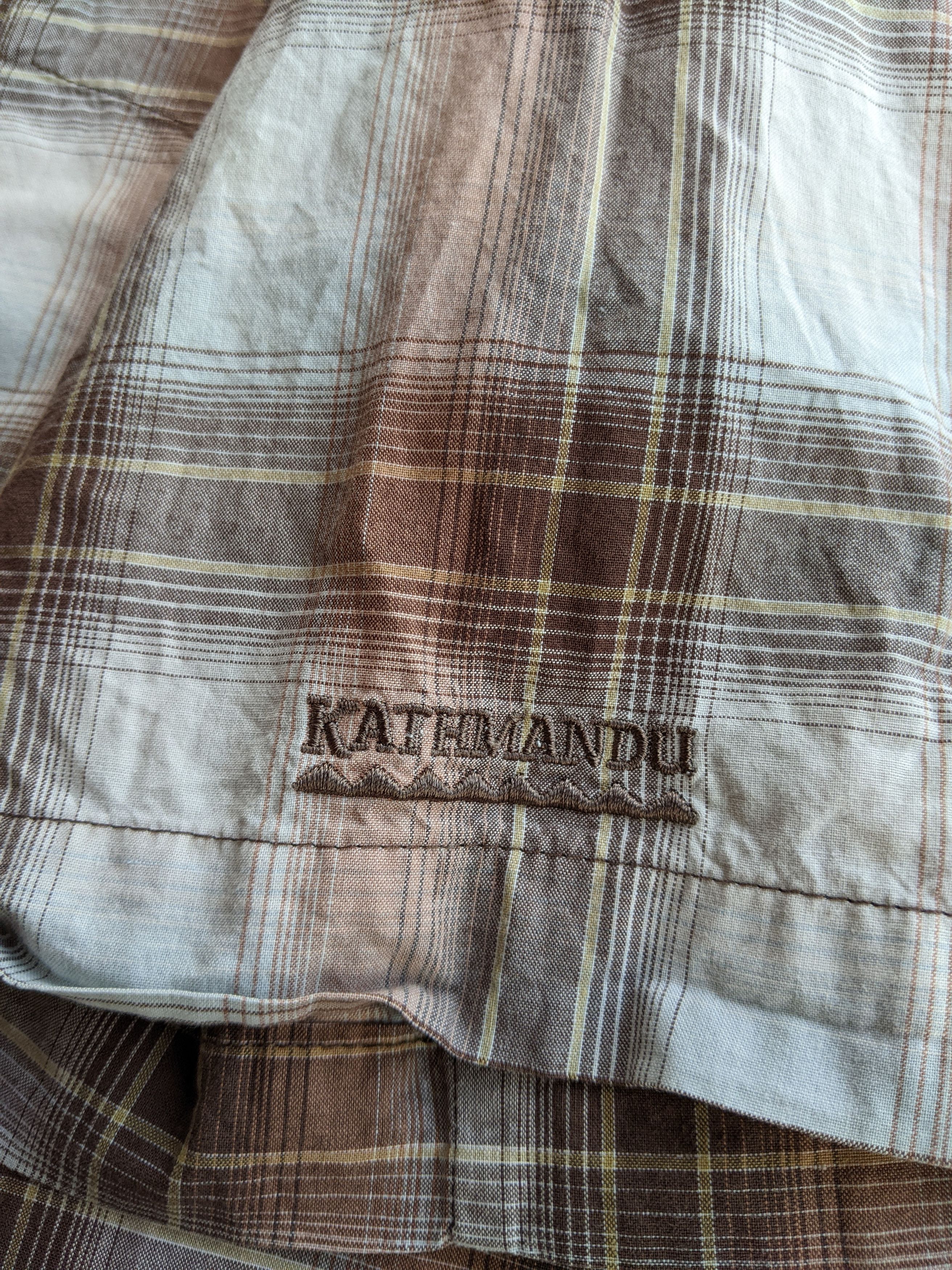 Japanese Brand × Kathmandu Kathmandu Outdoor Plaid Shirt Organic Cotton Gorpcore Size US L / EU 52-54 / 3 - 11 Thumbnail