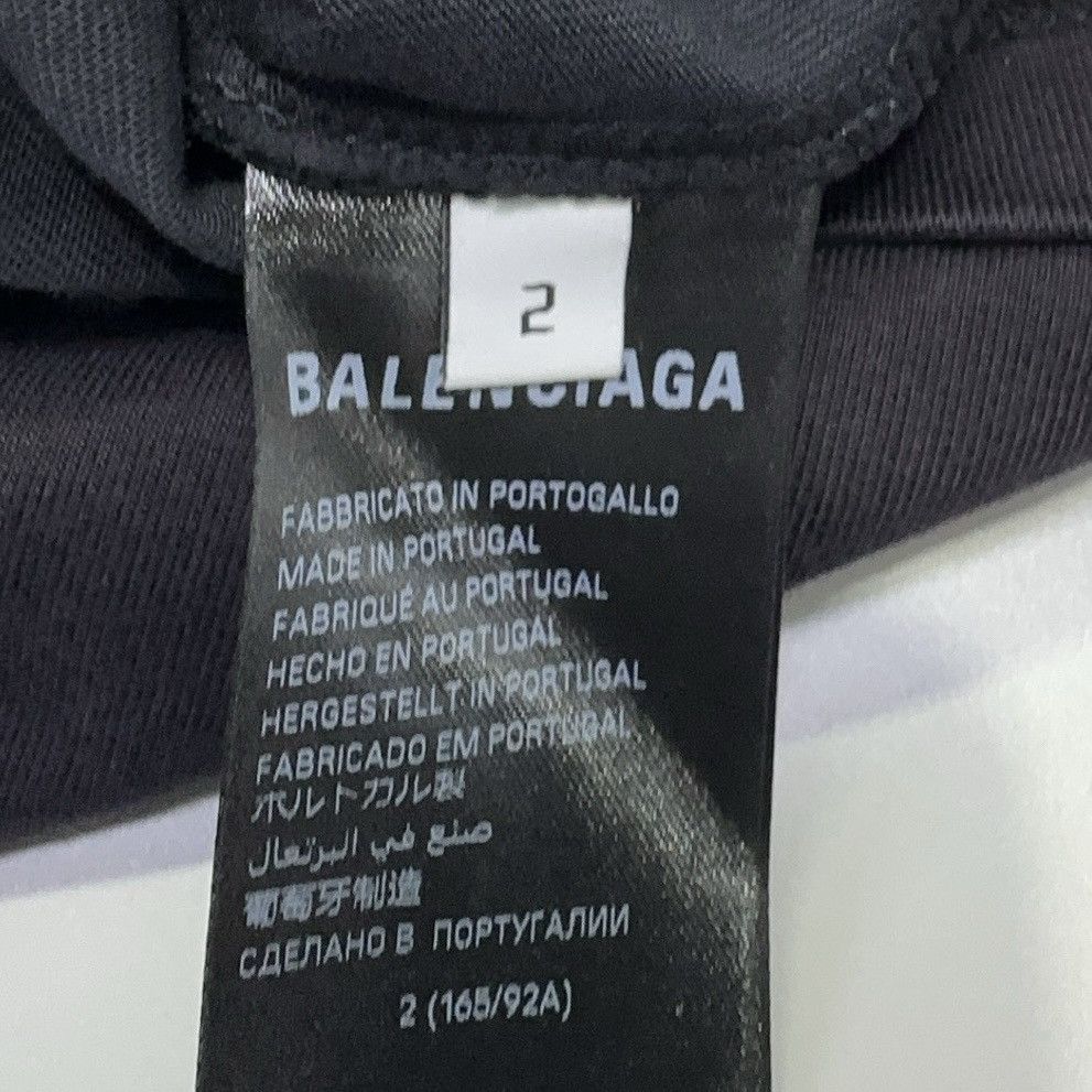 Balenciaga Balenciaga black cotton oversized t-shirt Size US M / EU 48-50 / 2 - 4 Thumbnail