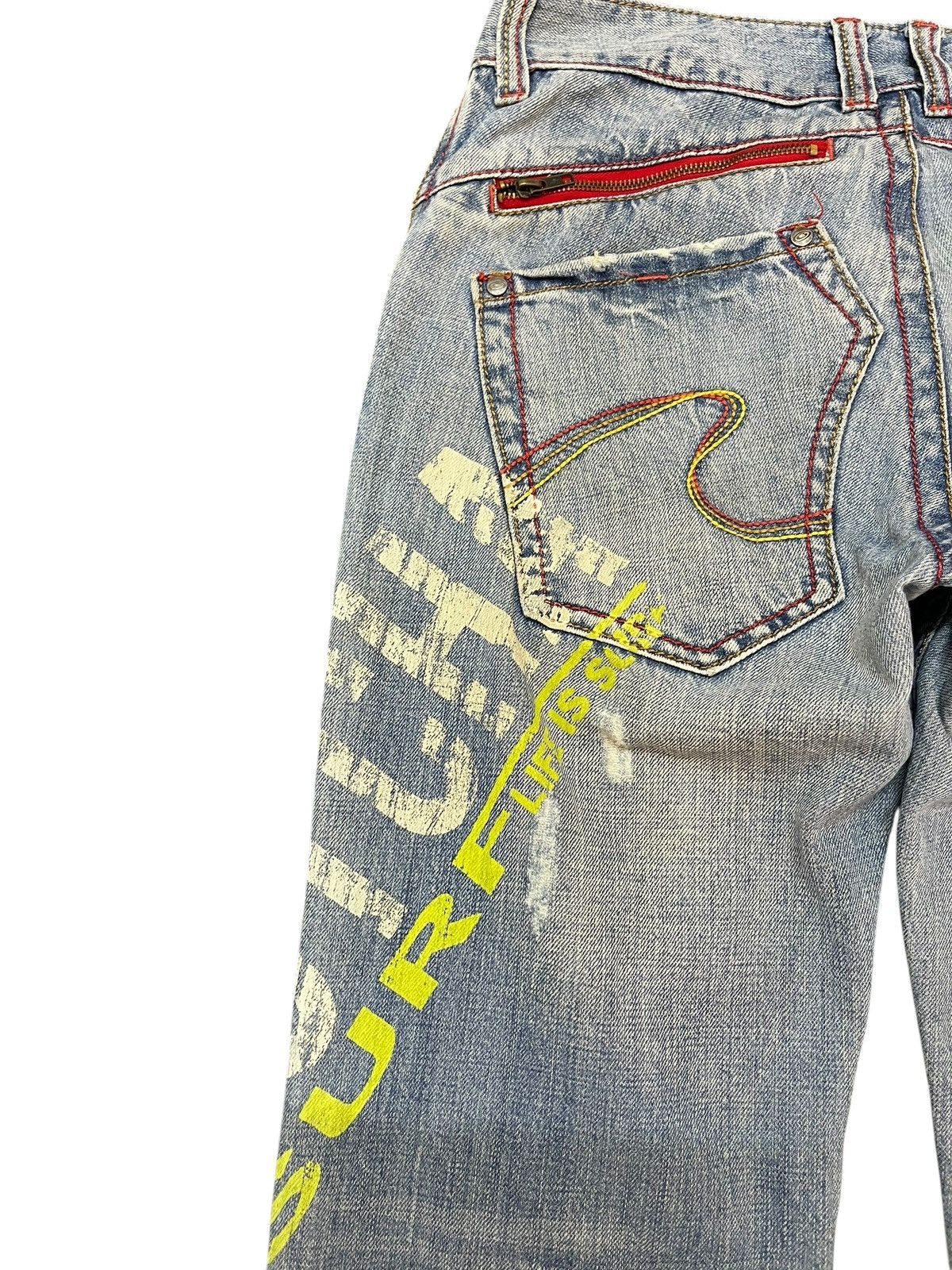 Japanese Brand × Le Grande Bleu (L.G.B.) Vintage Gotcha Surfwear Distressed Denim Size US 32 / EU 48 - 9 Thumbnail