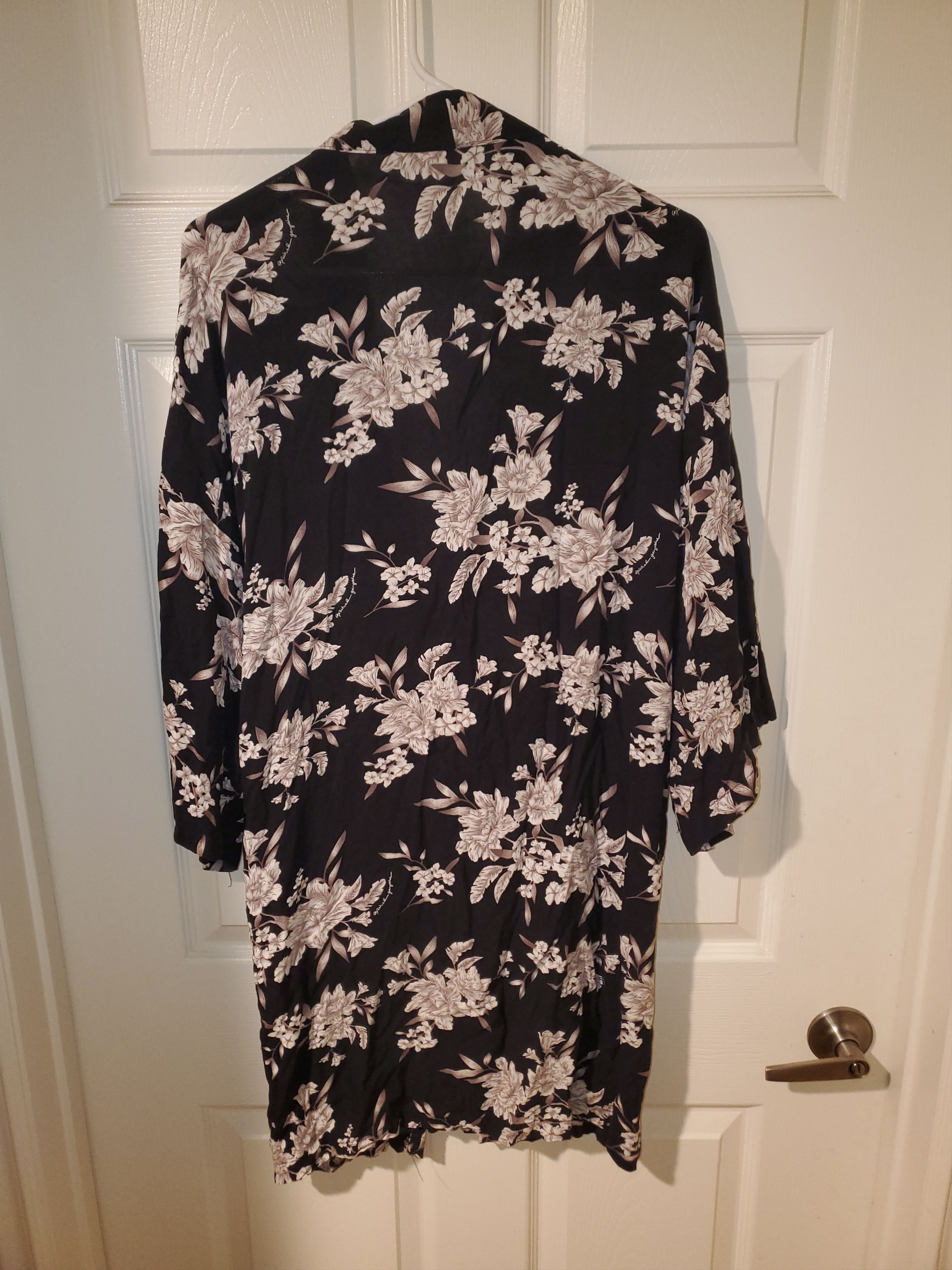 Spiritual Gangster Floral tie front kimono (OS) Size ONE SIZE - 3 Thumbnail