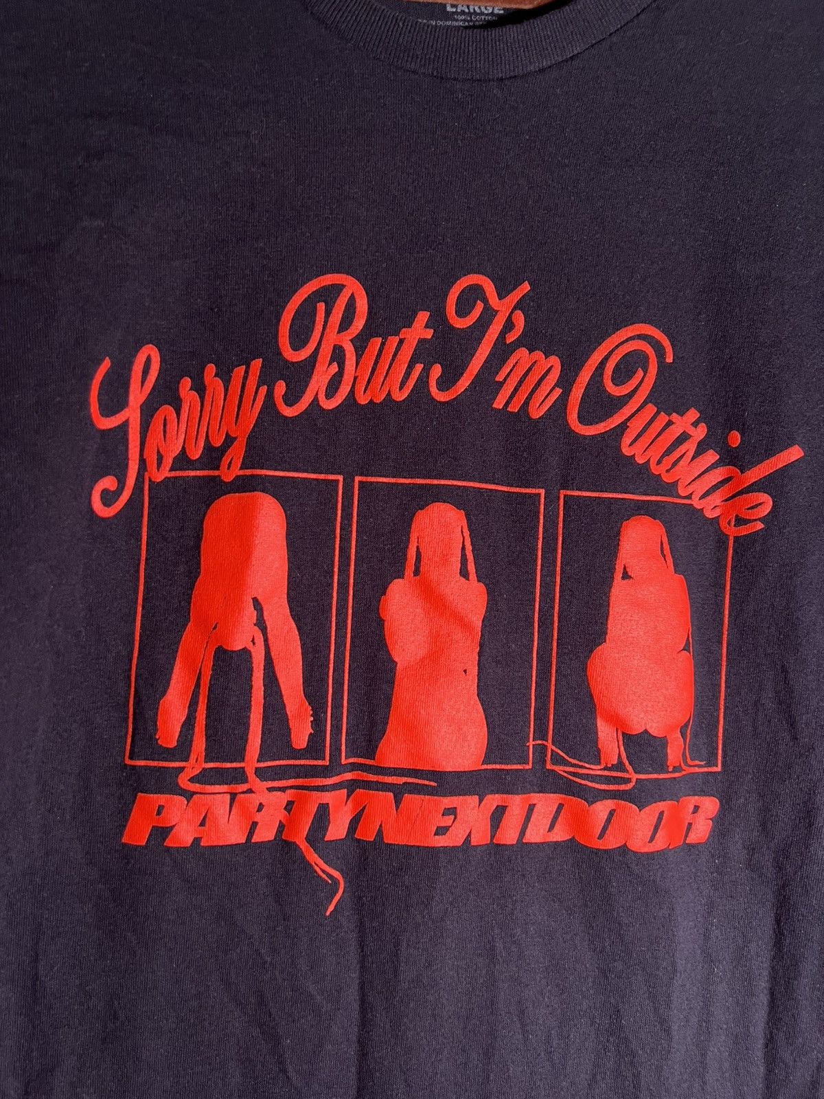 Vintage Partynextdoor Sorry But I’m Outside Streetwear R&B Music Tee Size US L / EU 52-54 / 3 - 5 Thumbnail