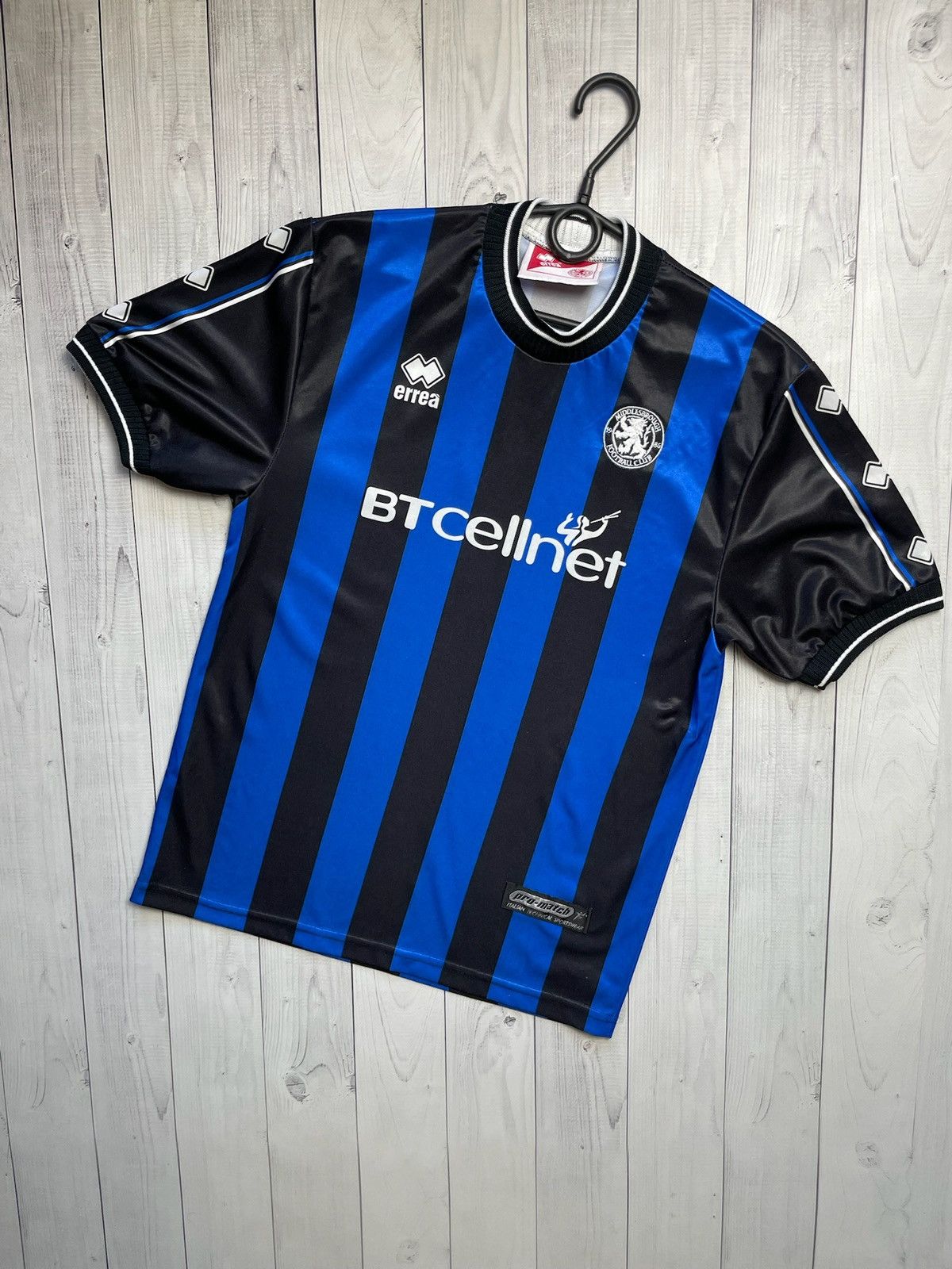Vintage Vintage Middlesbrough striped blue soccer jersey errea Xs Size US XS / EU 42 / 0 - 1 Thumbnail
