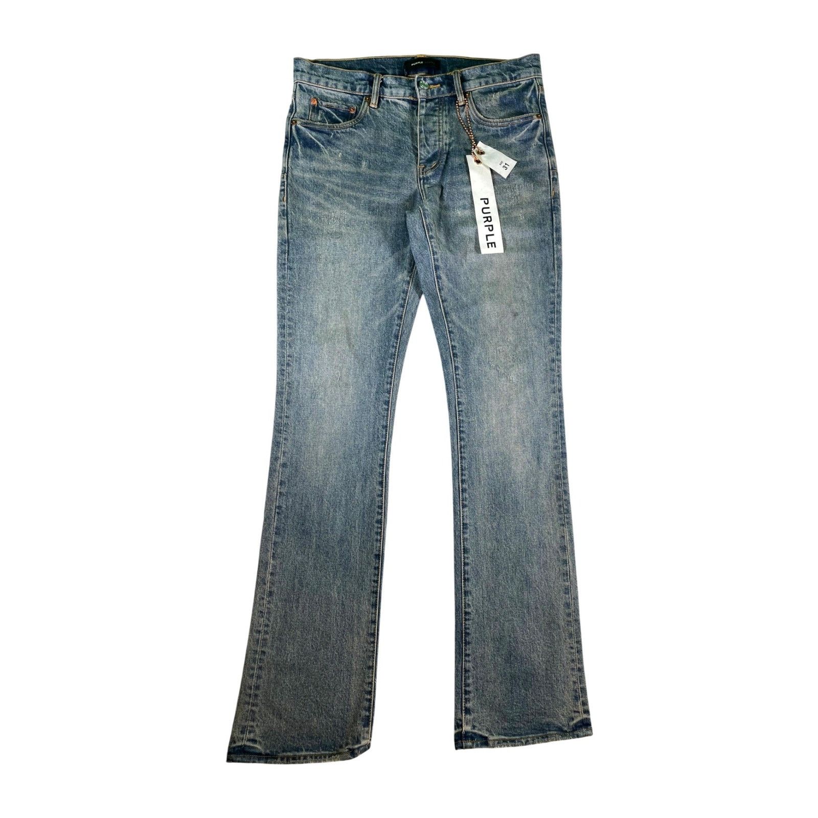 Purple Brand Purple Brand Plain Dark Wash Jeans Size US 31 - 1 Thumbnail