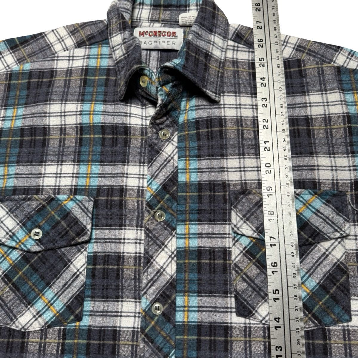 McGregor Vintage 80’s Mcgregor Bagpiper Wool Blend Plaid Flannel M Size US M / EU 48-50 / 2 - 5 Thumbnail