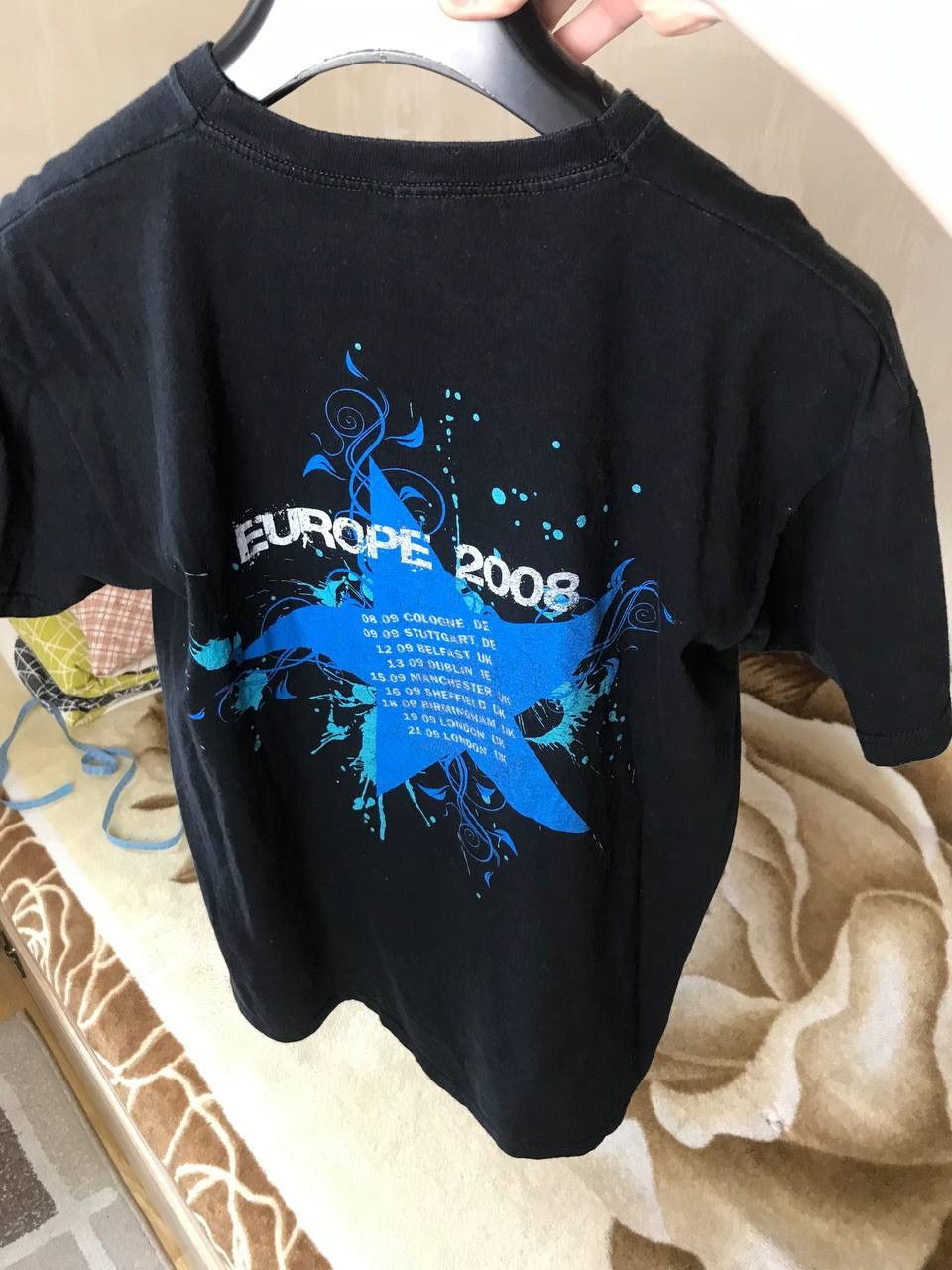 Band Tees 🔥 2008 Vintage Nickelback Europe Tour Band Tee Shirt Rare Size US L / EU 52-54 / 3 - 9 Thumbnail