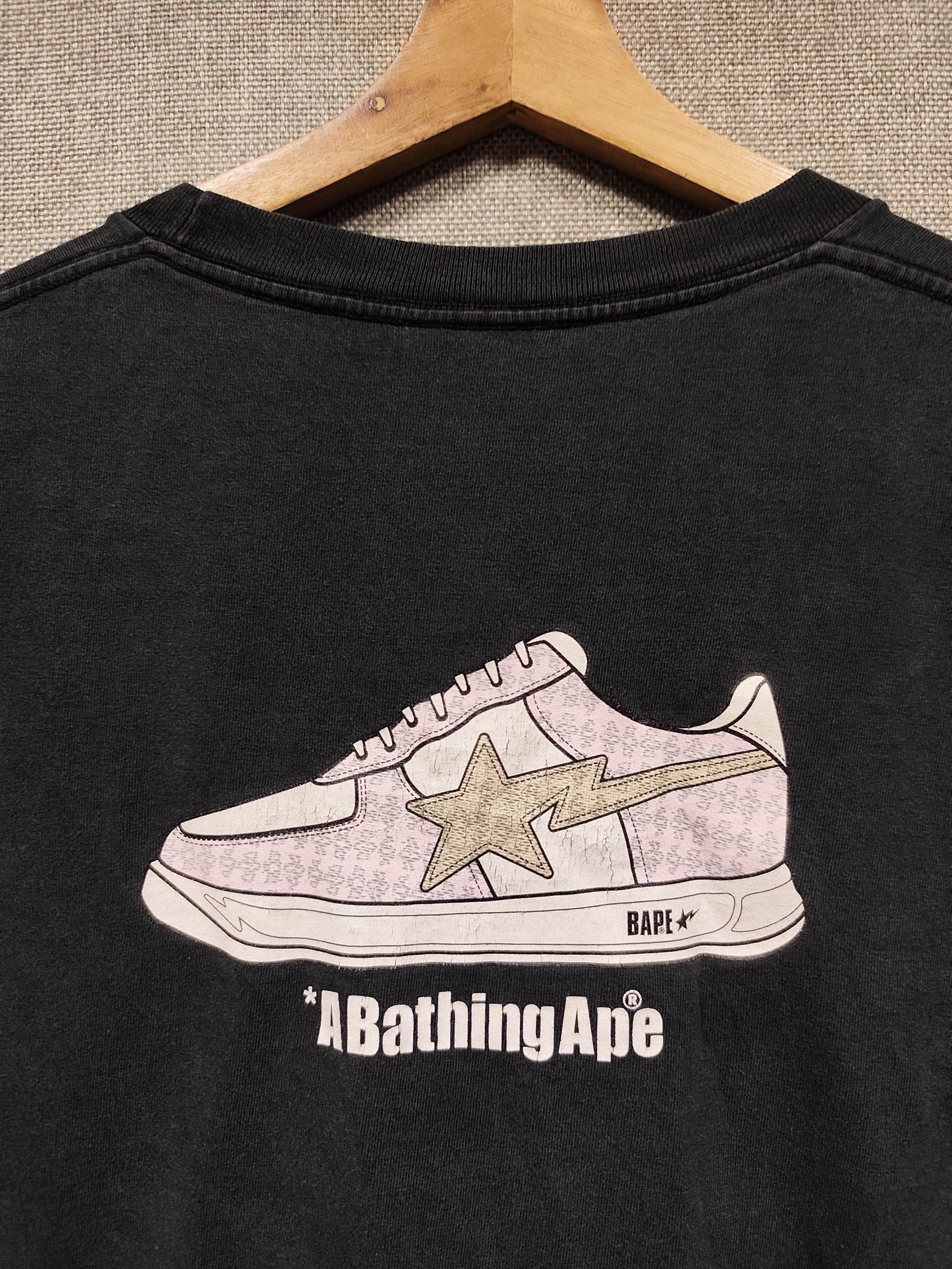 Bape × Vintage Bape Sta Tee Size US XL / EU 56 / 4 - 4 Thumbnail