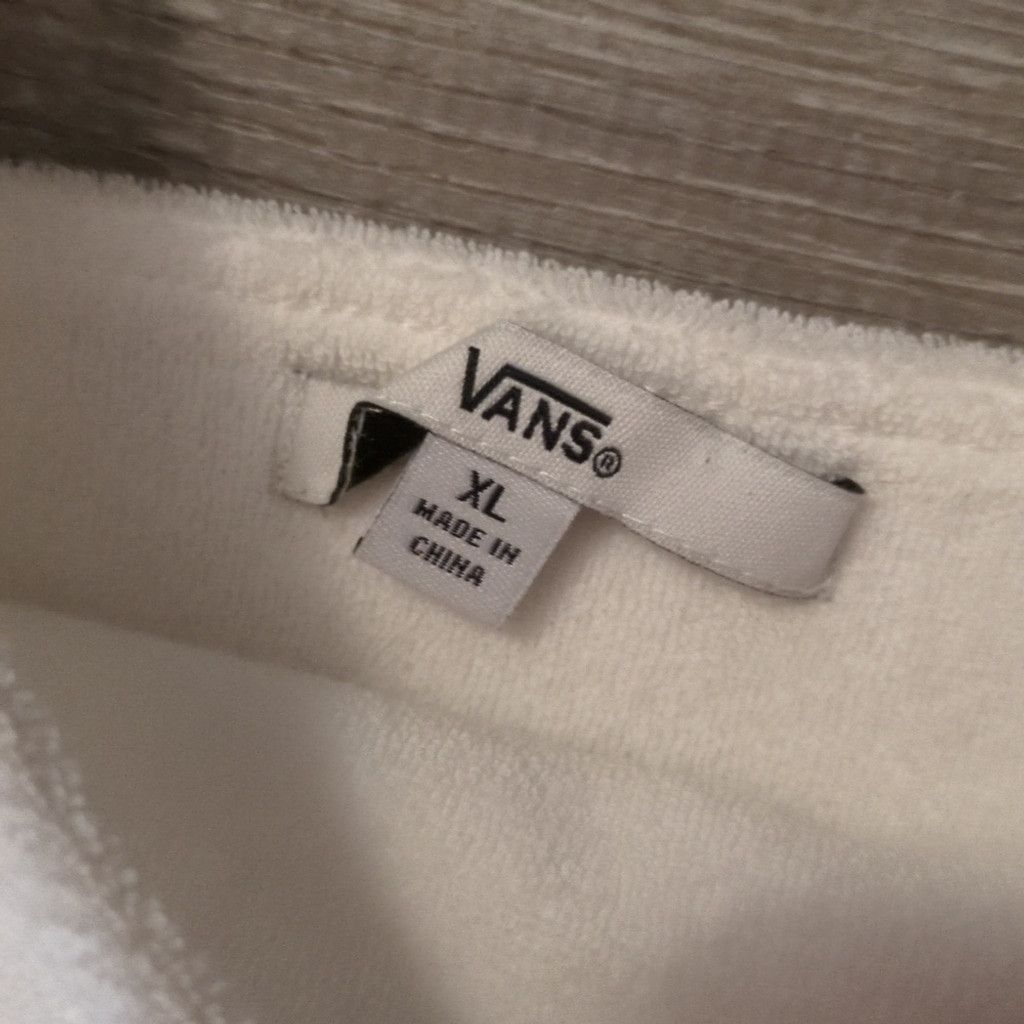Vans Vans White Terry Strappy Bralette Size XL Size ONE SIZE - 3 Thumbnail