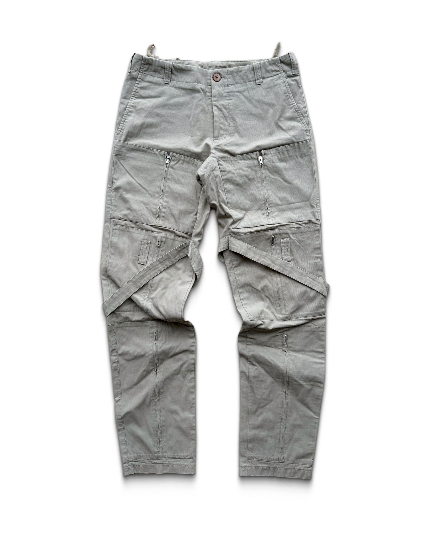 Helmut Lang Helmut Lang FW99 Multi-Zip Bondage Cargo Pants Size US 30 / EU 46 - 2 Thumbnail