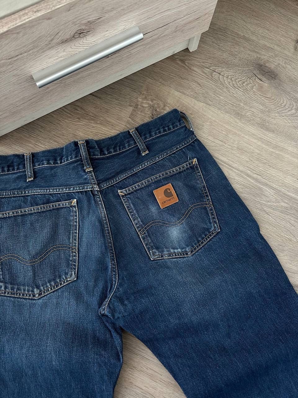 Carhartt × Carhartt Wip × Vintage Vintage Carhartt Western Denim Baggy Pants Size US 30 / EU 46 - 7 Thumbnail