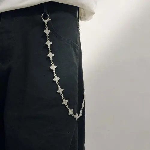 Jewelry Silver Decorative Chain for Menswear, Stylish Accessory Size ONE SIZE - 2 Thumbnail