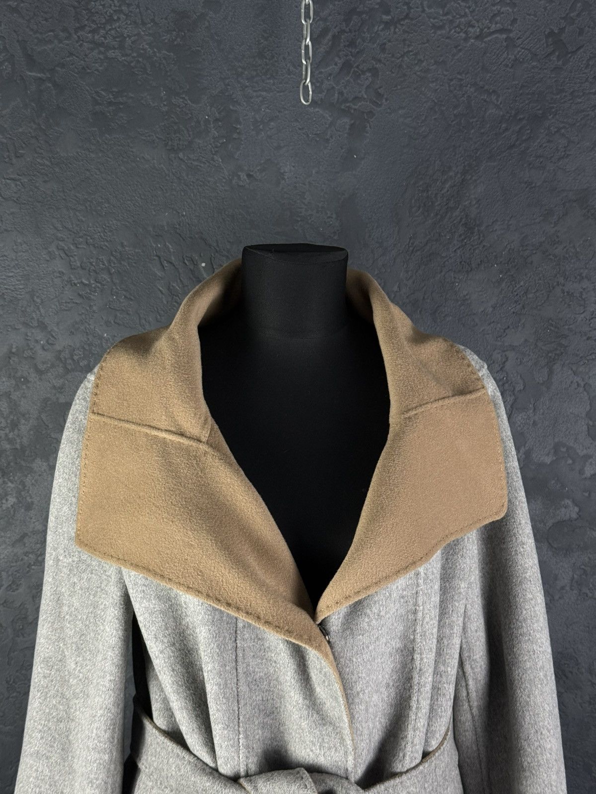 Weekend Max Mara Max Mara Cucito A Mano Wool Long Coat Belted Reversible Size XL / US 12-14 / IT 48-50 - 15 Thumbnail