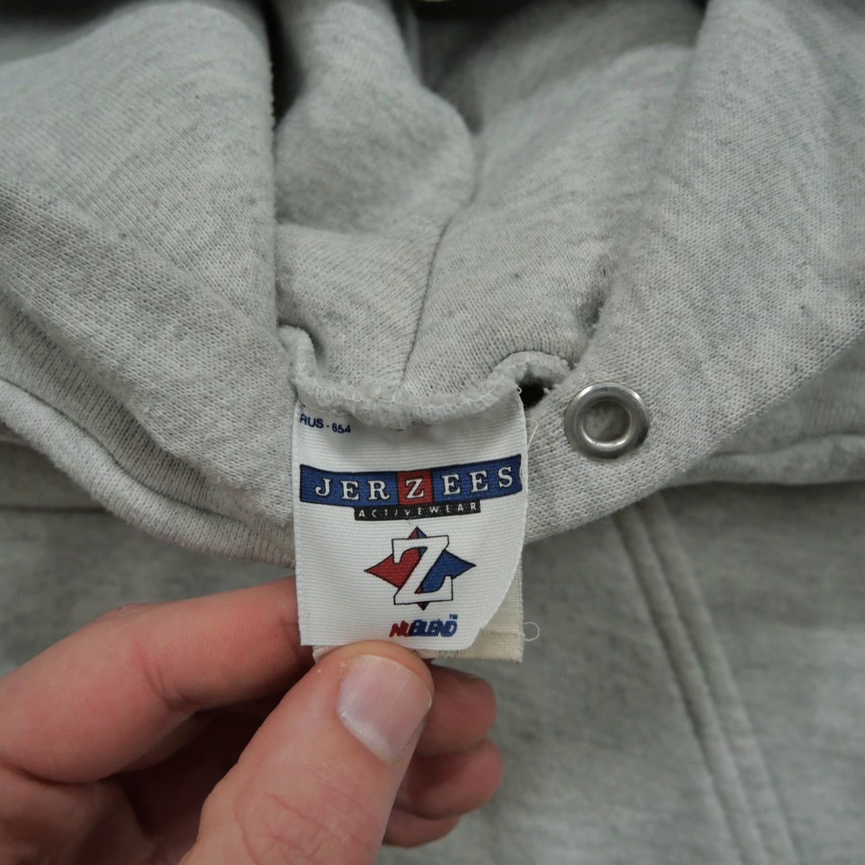 Jerzees VINTAGE Class Of 2000 Hoodie Men L Grey JERZEES Hooded Pullover, Graphic Vintage 2000s, Graduation, Regular Fit Size US L / EU 52-54 / 3 - 6 Thumbnail
