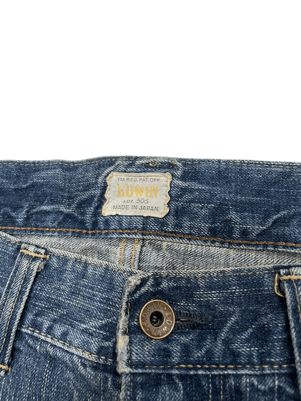 Edwin 💥Flared Baggy Edwin 505Z Selvedge Denim💥 Size US 39 - 9 Thumbnail