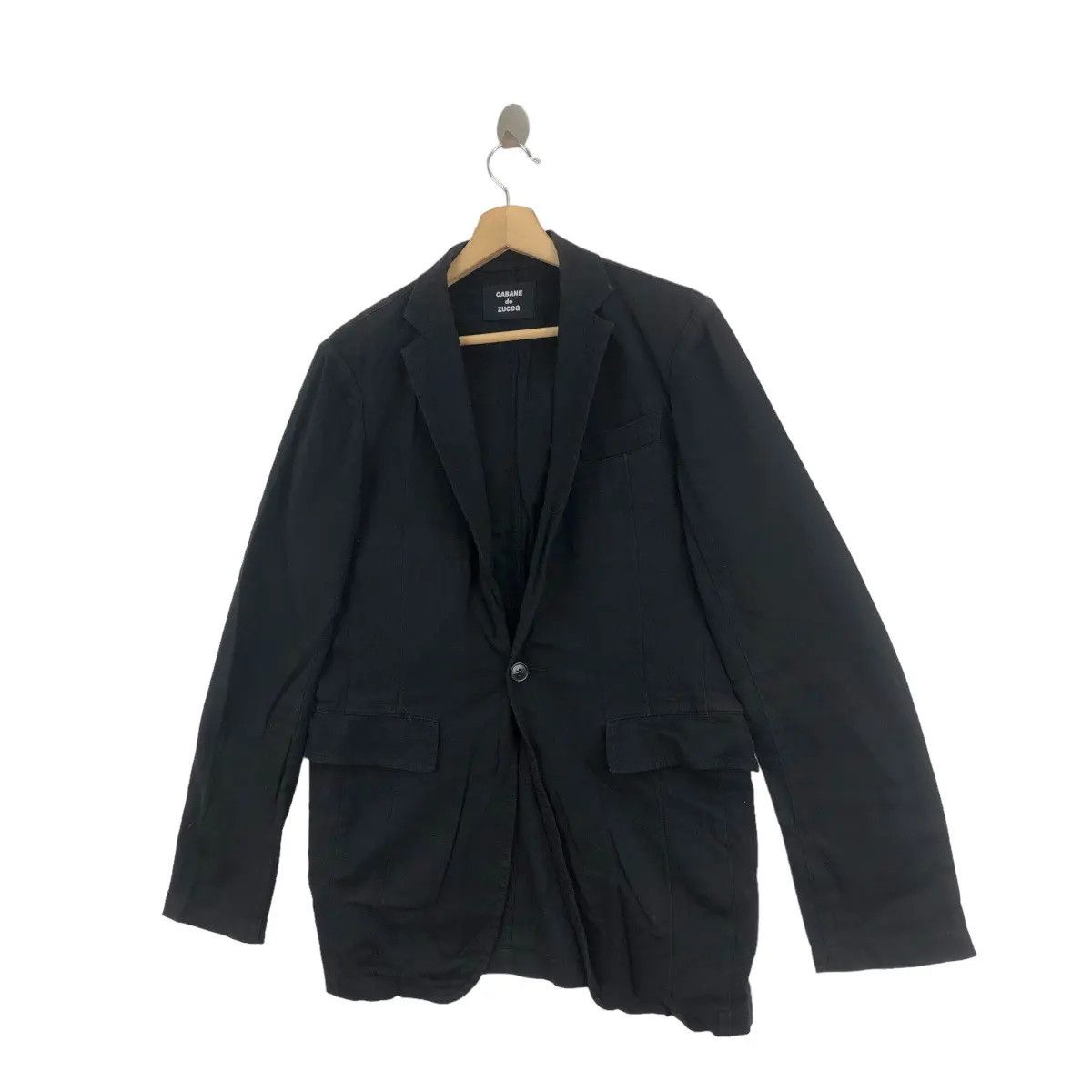 CABANE de ZUCCa Vtg CABANE DE ZUCCA Punk Rebel Denim Jeans Jacket Minimalist Size US S / EU 44-46 / 1 - 2 Thumbnail