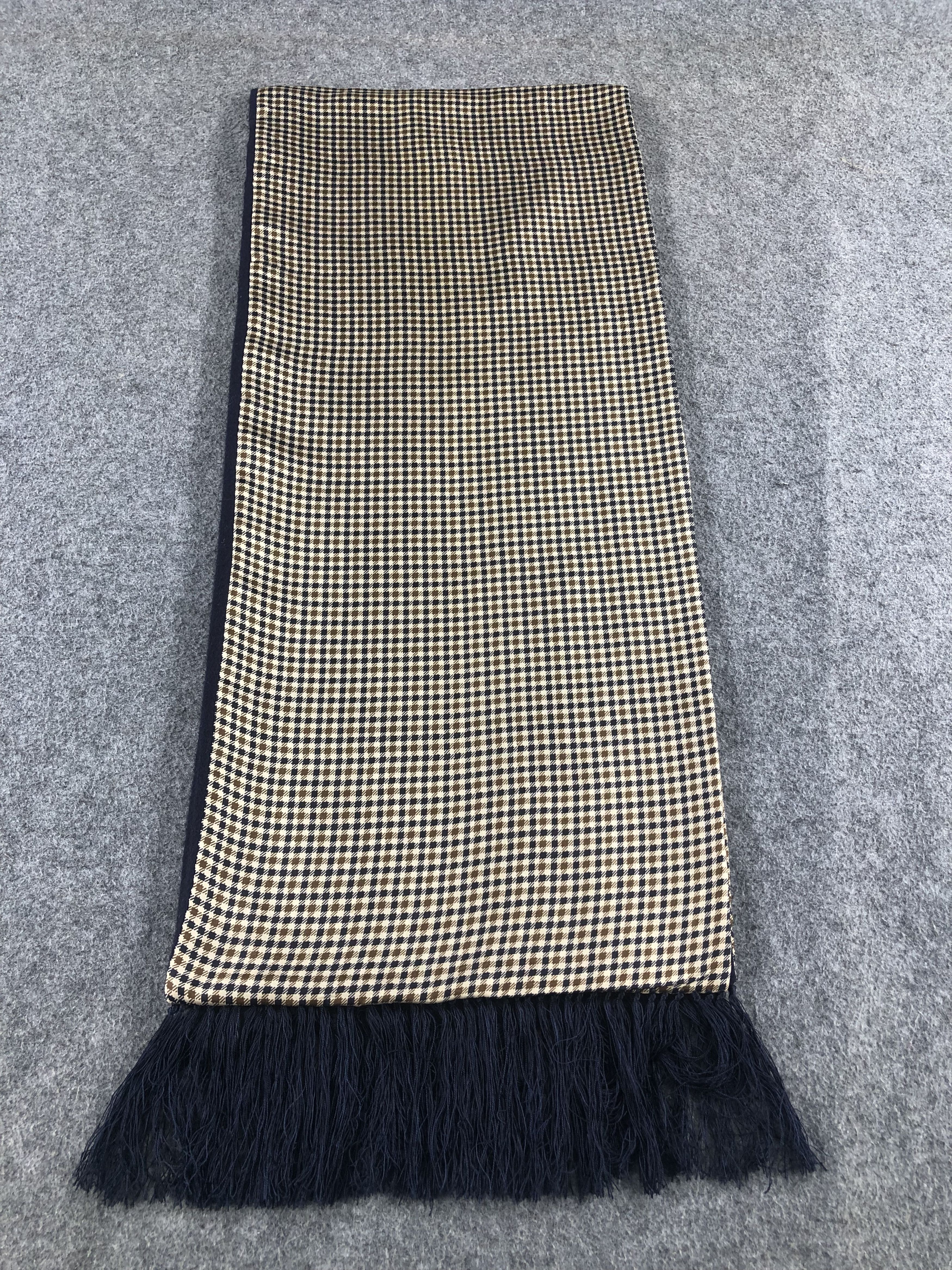 Aquascutum Aquasqutum Silk Cashmere Scarf / Muffler / Neckwear Size ONE SIZE - 2 Thumbnail
