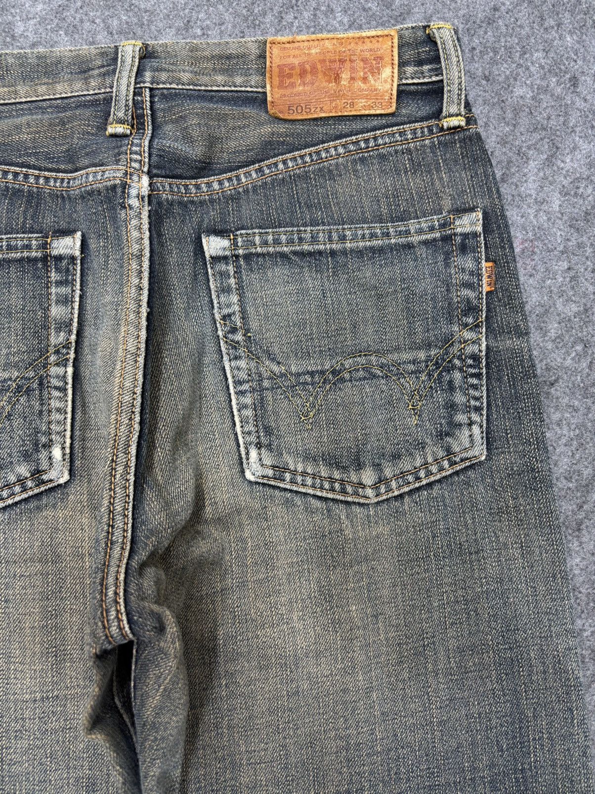 Japanese Brand 💥Insane 90s Mudwash💥Rare Edwin Rusty Selvedge Denim F659 Size US 30 / EU 46 - 14 Thumbnail