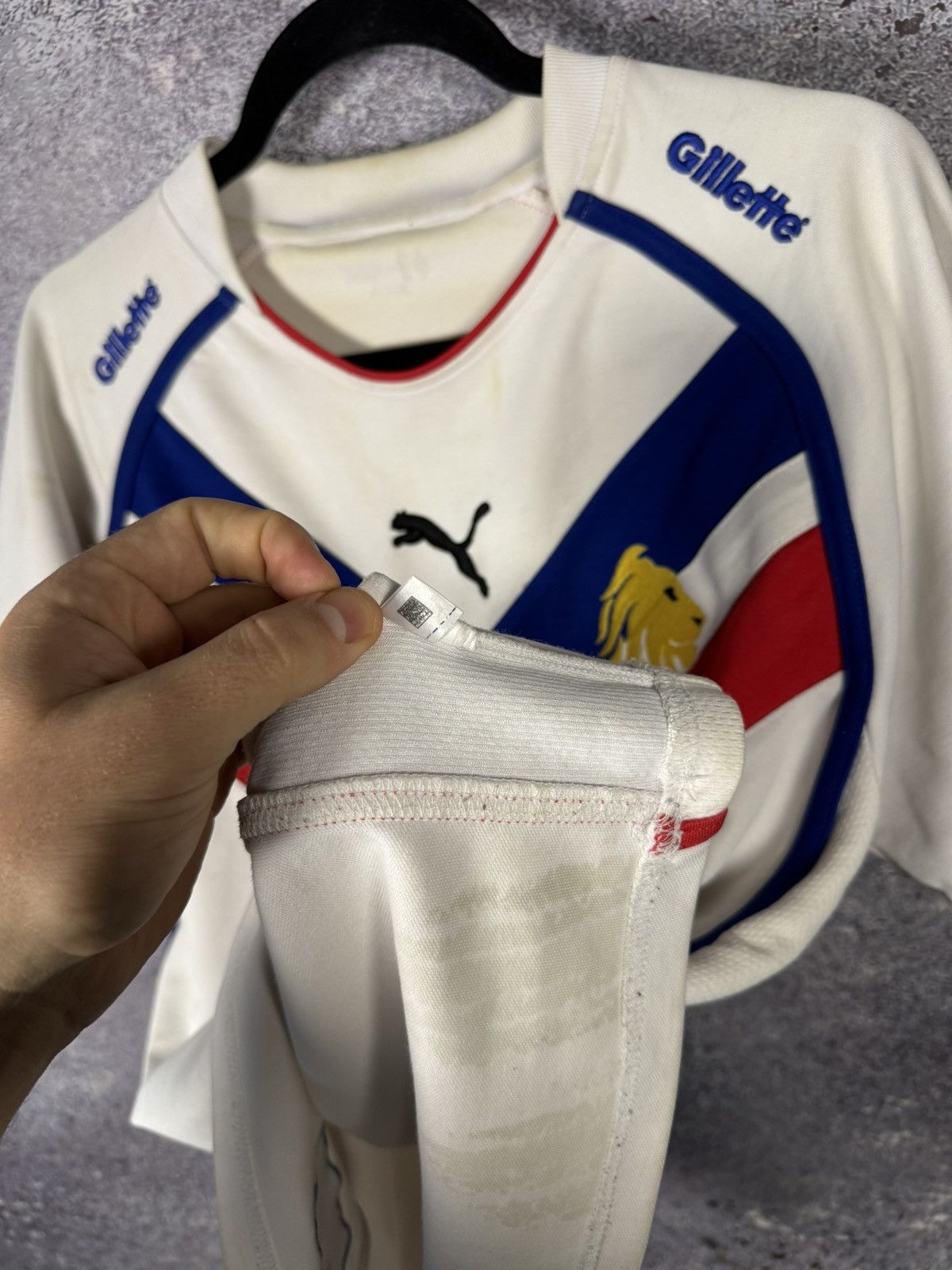 Puma × Vintage GREAT BRITAIN RUGBY LEAGUE BRITISH ISLES 2007 rugby JERSEY Size US S / EU 44-46 / 1 - 12 Thumbnail