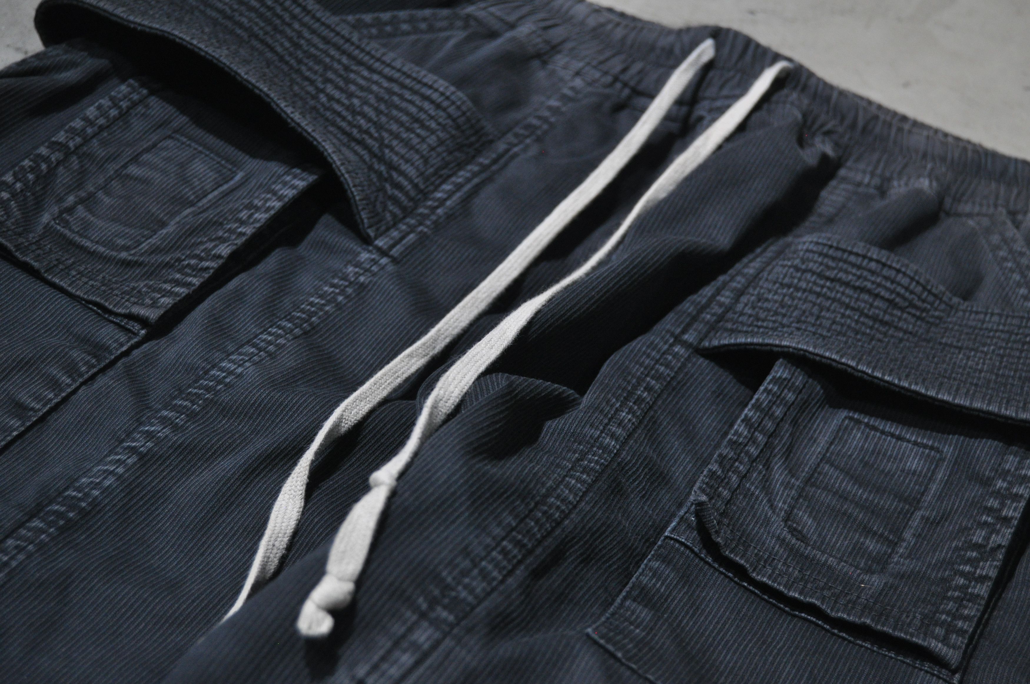 Rick Owens RO DRKSHDW - S/S 16 - Corduroy Creatch Cargo Pants Size US 30 / EU 46 - 3 Thumbnail