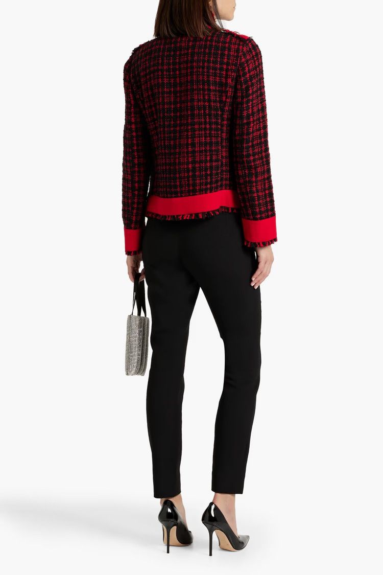 Dolce & Gabbana o1y0825 Blazer in Black/Red Size XL / US 12-14 / IT 48-50 - 3 Thumbnail