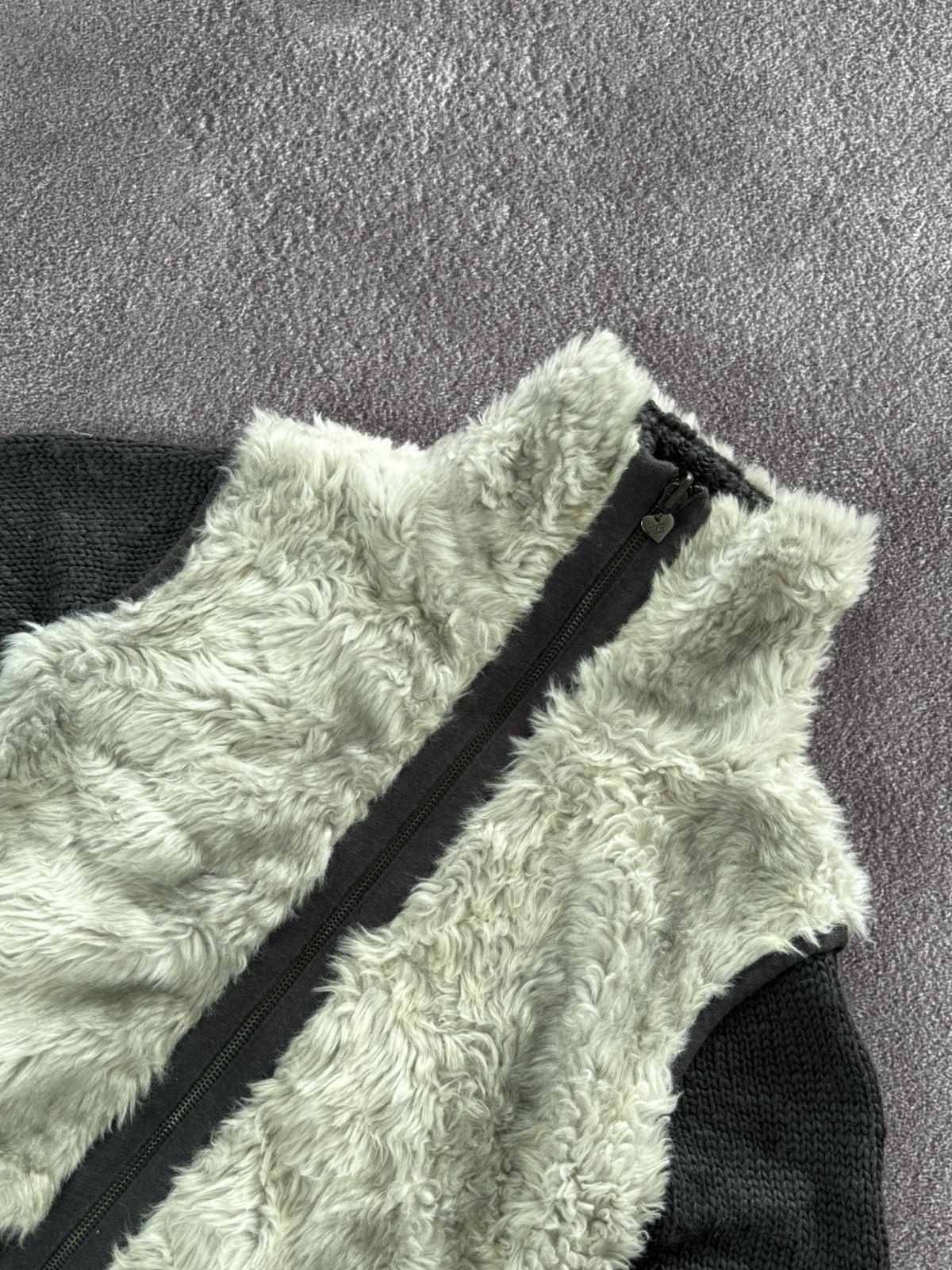 If Six Was Nine Japanese vintage Lgb style Y2K fur zip sweater Size S / US 4 / IT 40 - 7 Thumbnail