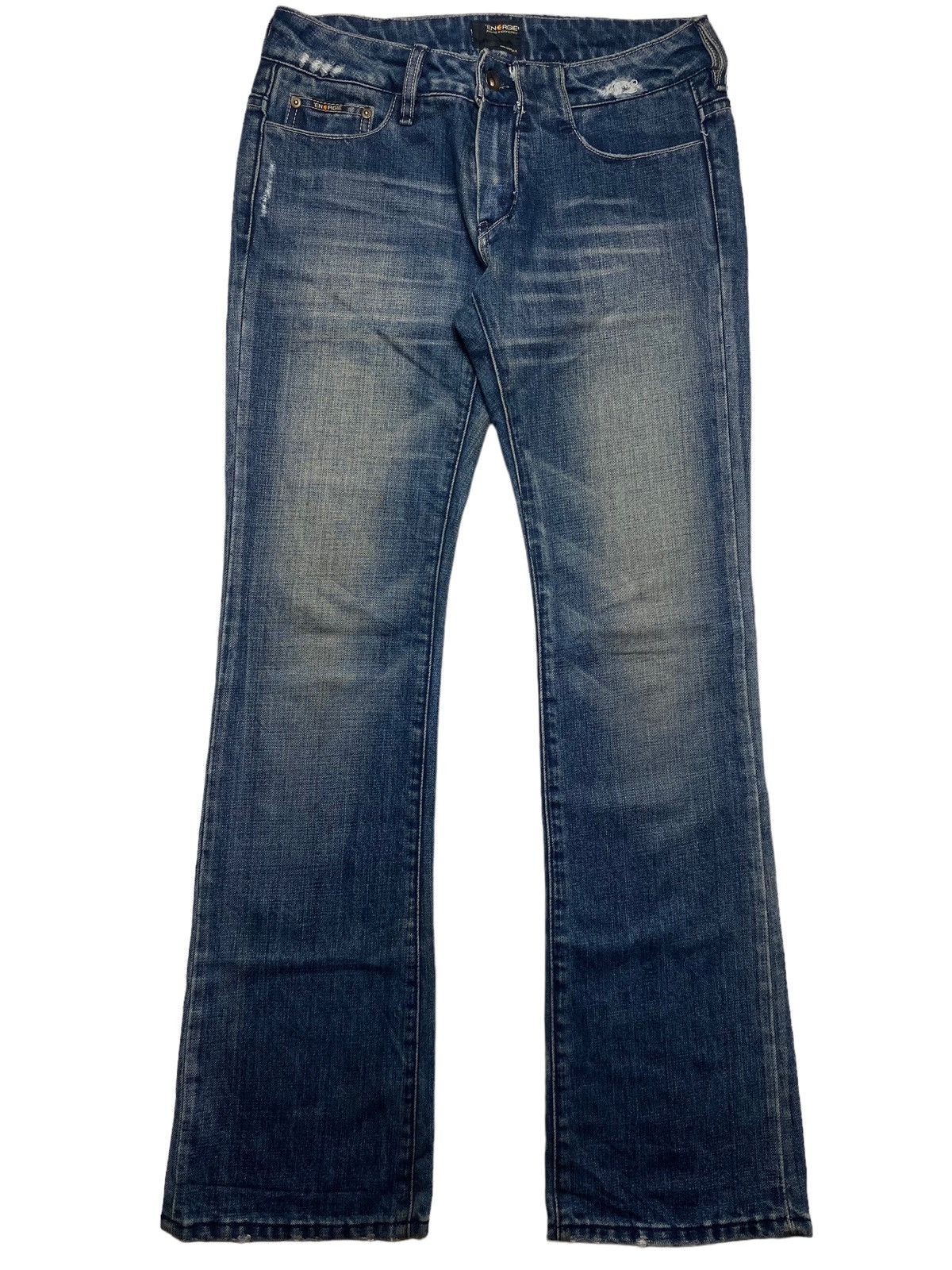 Energie 2000s Energie Italy - Mud Wash Lowrise Flared Denim Size US 28 / EU 44 - 1 Thumbnail