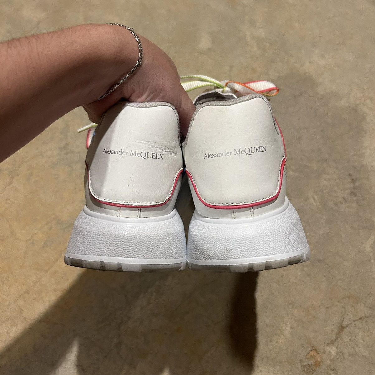Alexander McQueen × Designer Alexander McQueen Court Outline Trainer Sneakers EU 38.5 Size US 6.5 / EU 39-40 - 5 Thumbnail