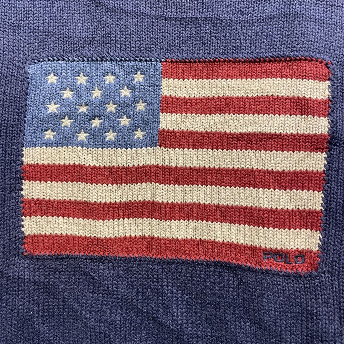Polo Ralph Lauren Polo Ralph Lauren American Flag Sweater Size US L / EU 52-54 / 3 - 5 Thumbnail