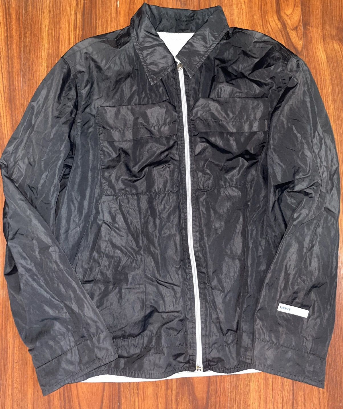 Versace × Versace Jeans Couture × Vintage Vintage Versace jeans couture jacket nylon Italy Size US L / EU 52-54 / 3 - 1 Thumbnail