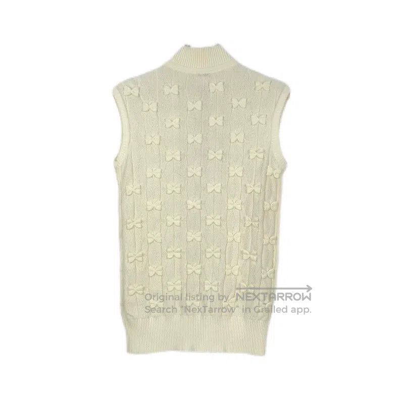 Chanel Chanel White bow zipper vest Size XS / US 0-2 / IT 36-38 - 2 Thumbnail