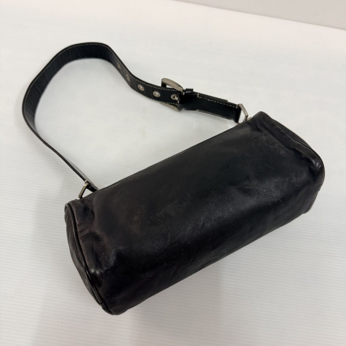 Prada Prada Black Leather Dinner Bag Size ONE SIZE - 5 Thumbnail