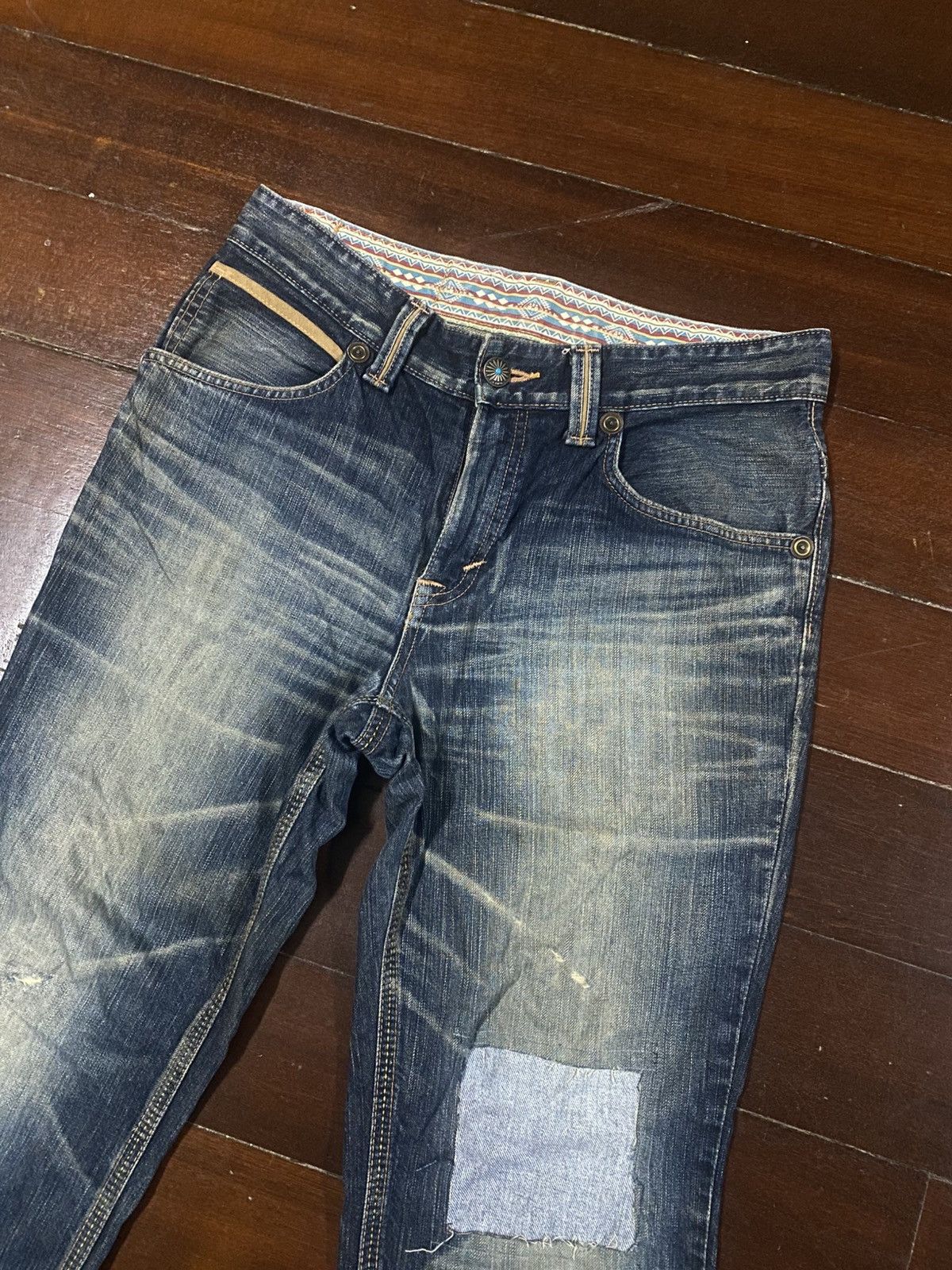 Edwin BAGGY DISTRESSED DENIM EDWIN EXCLUSIVE VINTAGE XU flare Size US 36 / EU 52 - 6 Thumbnail