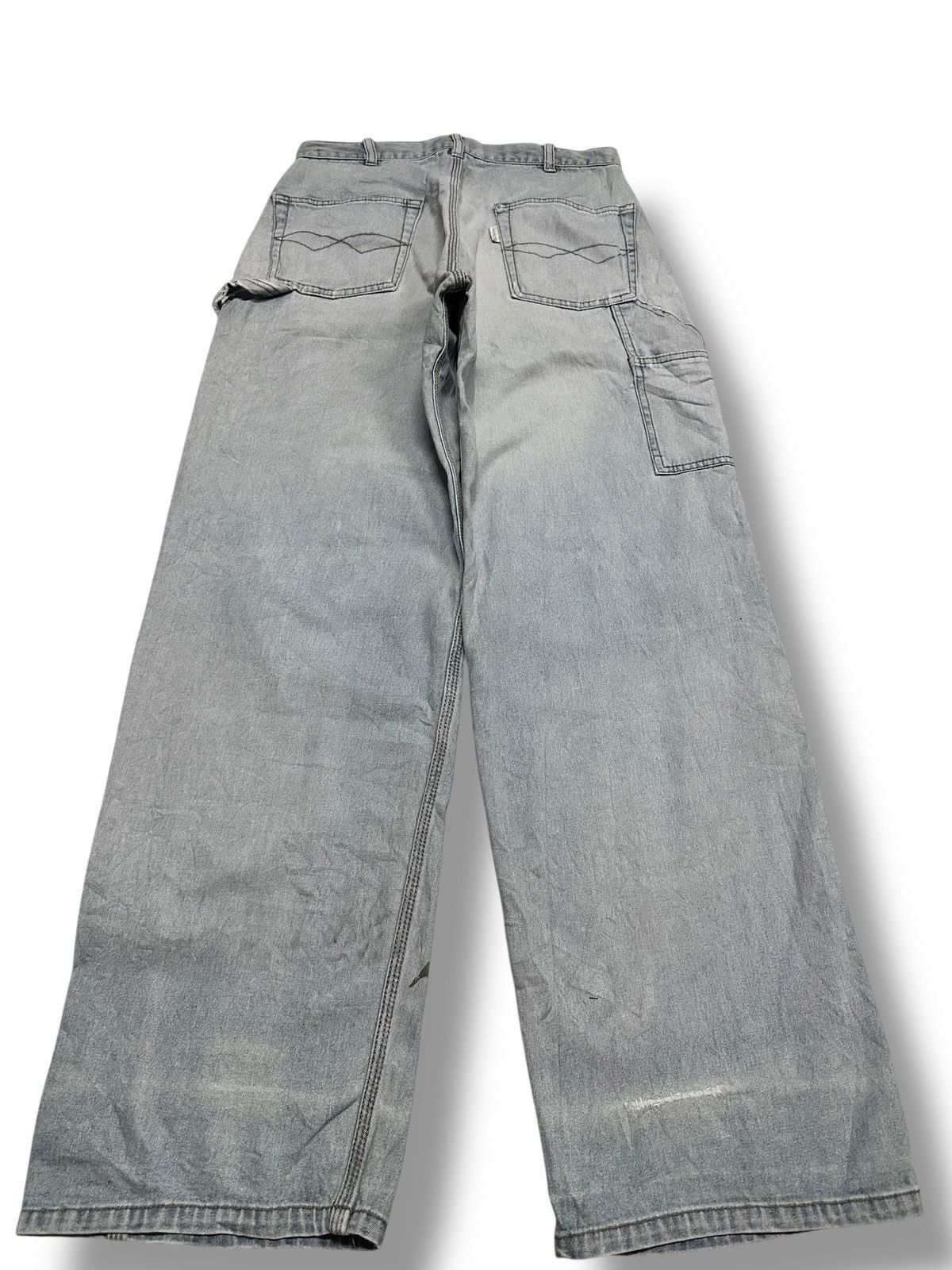 Japanese Brand BC Factory Distressed Baggy Loose Style With Faded Wash Size US 30 / EU 46 - 2 Thumbnail
