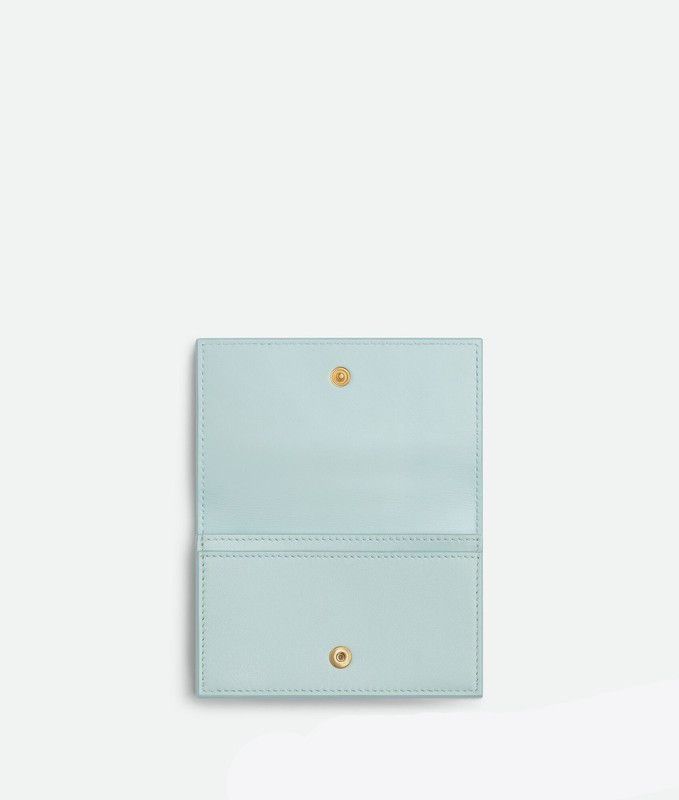 Bottega Veneta o1n1vont0425 Size: OS / Cassette Business Card Case in Blue Size ONE SIZE - 2 Thumbnail