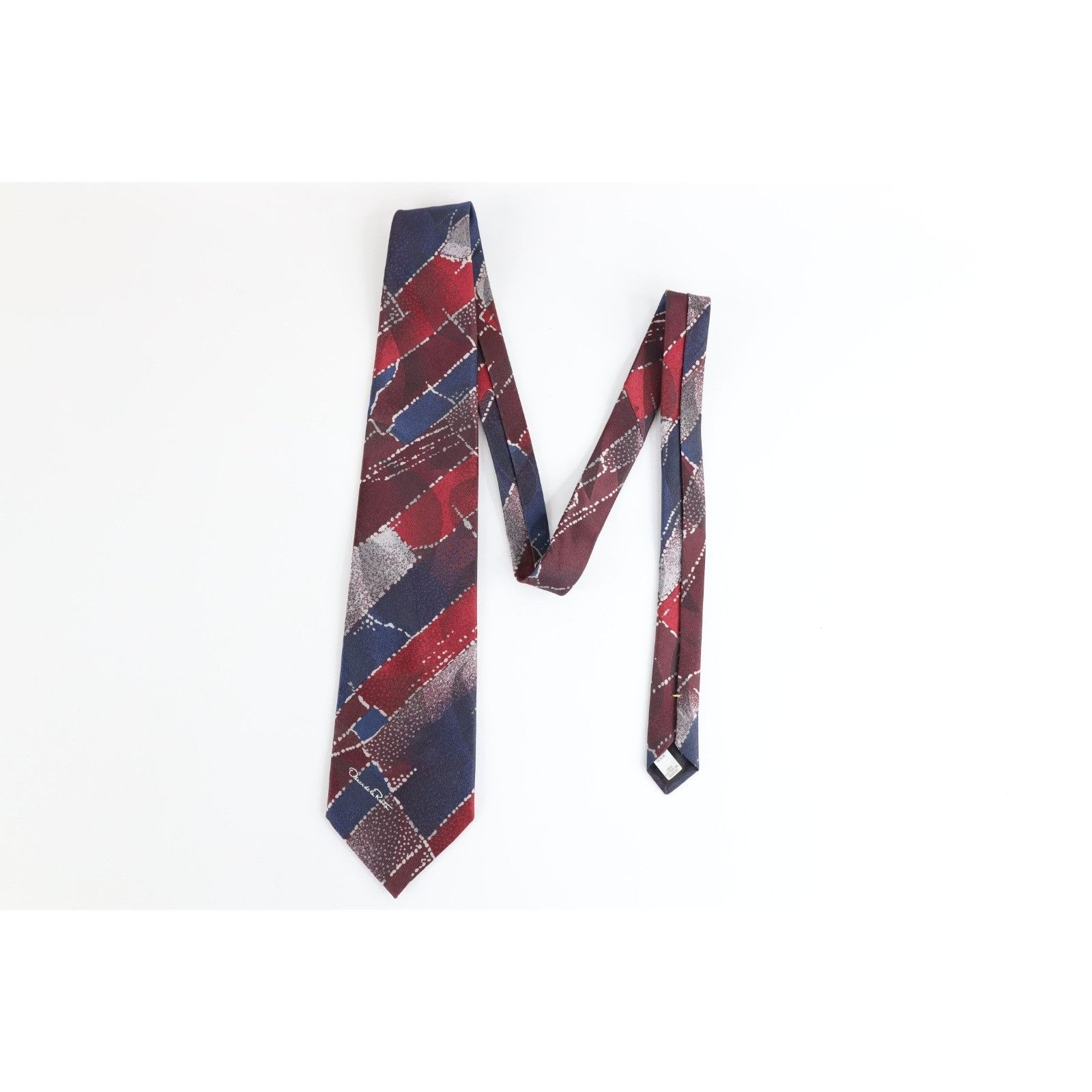 Vintage Vintage 80s 90s Streetwear Abstract Geometric Art Neck Tie Size ONE SIZE - 3 Thumbnail